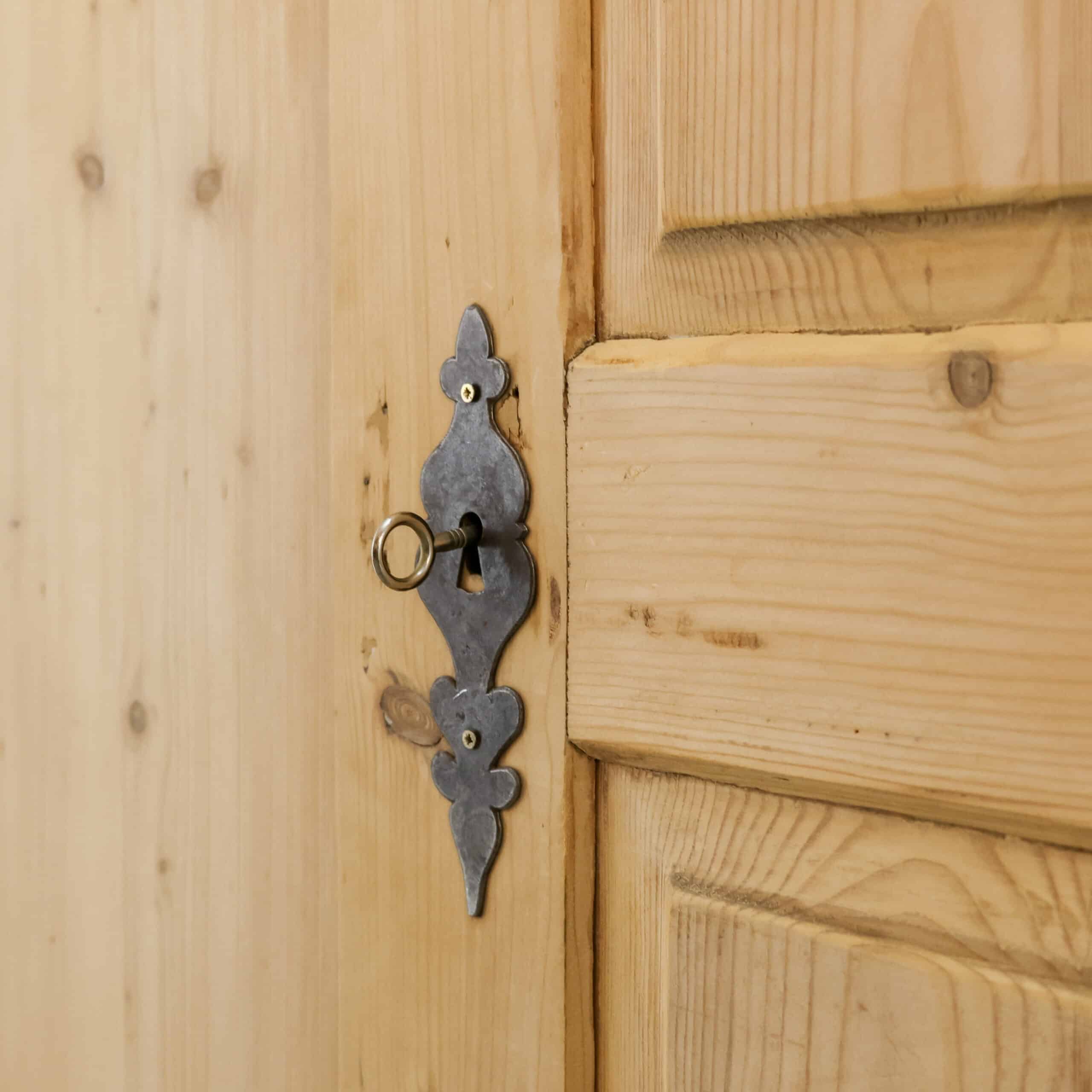 Grenen eendeurs kledingkast - Afbeelding 8