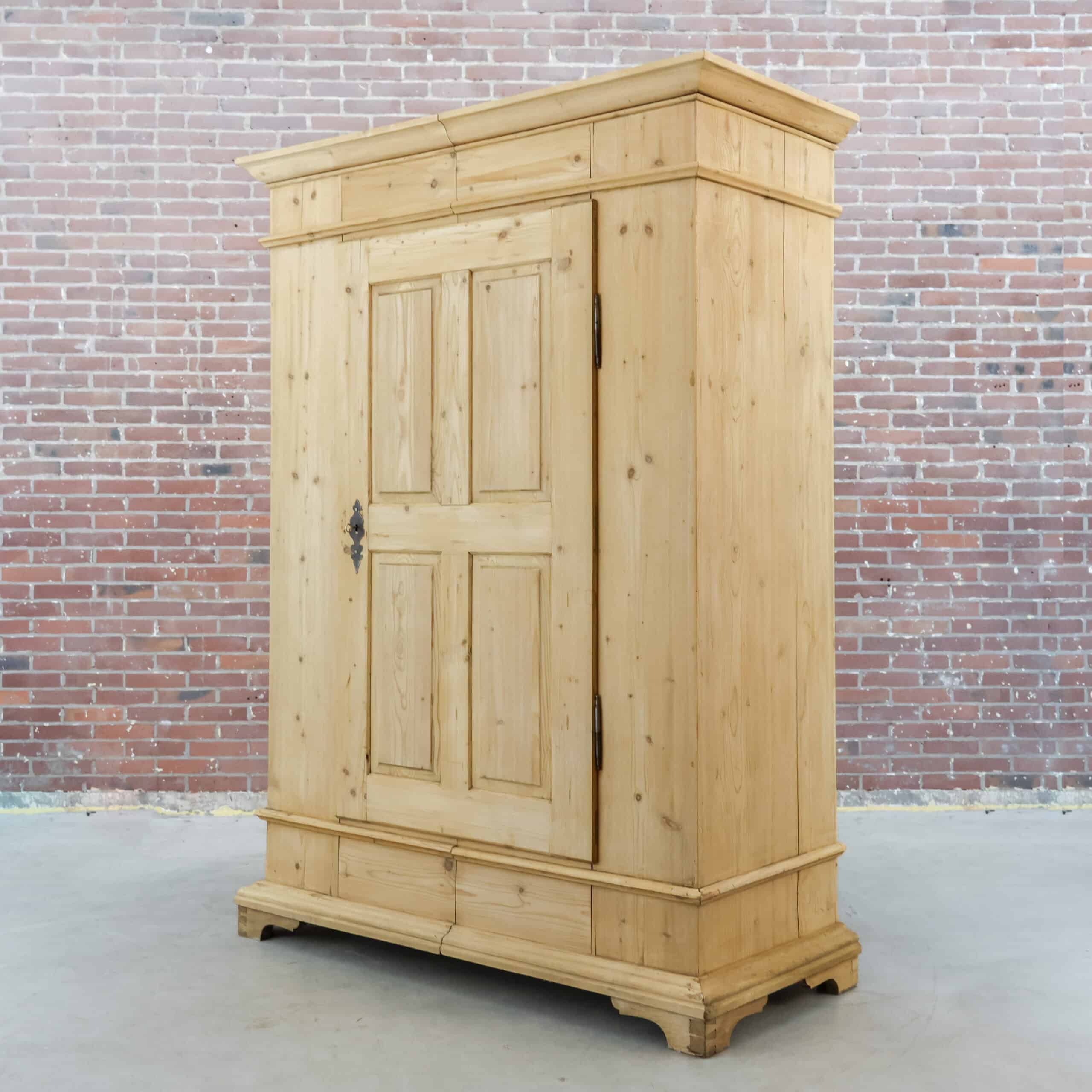 Grenen eendeurs kledingkast - Afbeelding 11