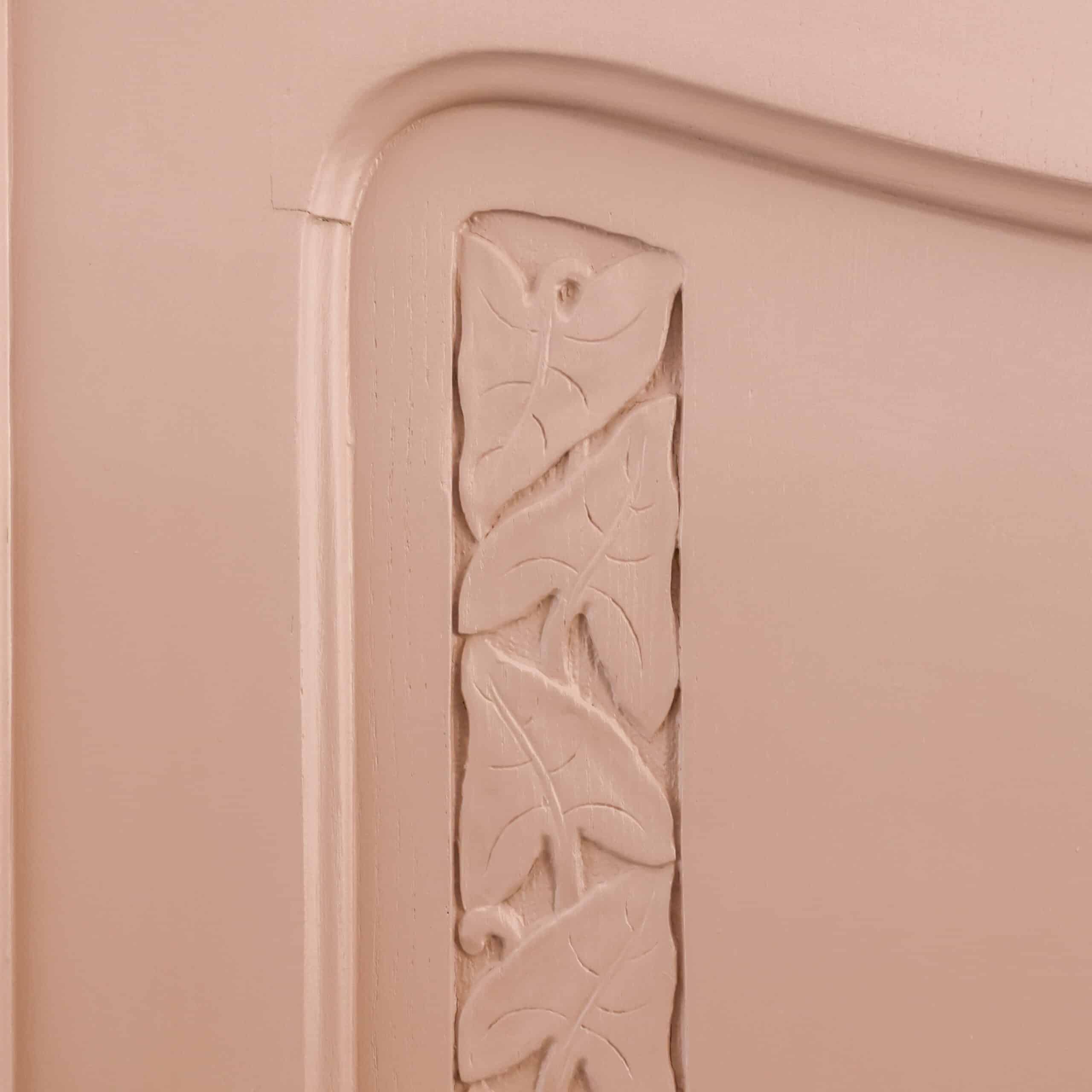 Brocante roze spiegelkast - Afbeelding 5