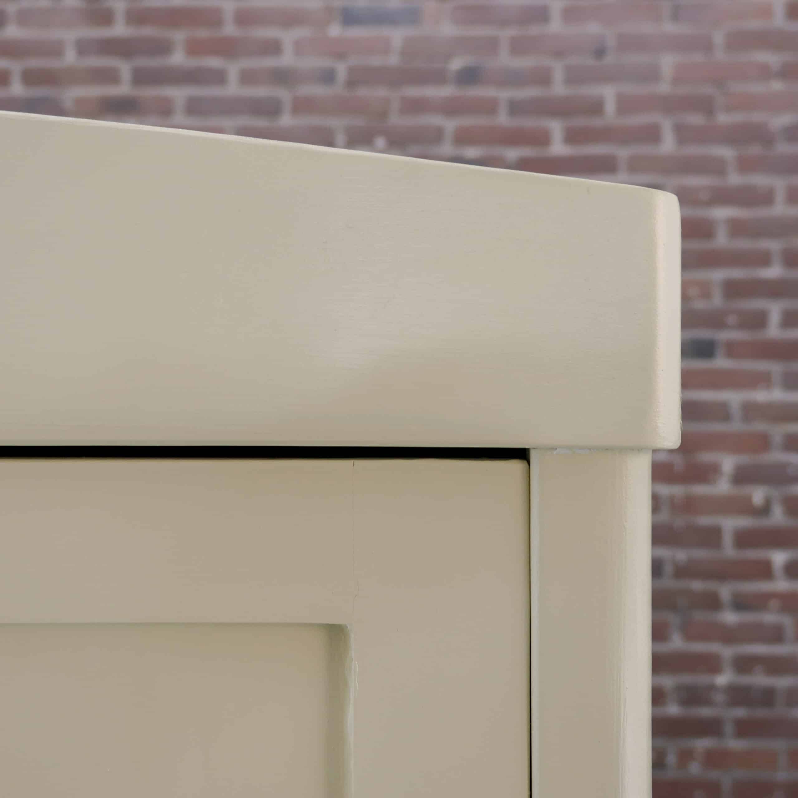 Brocante crème linnenkast - Afbeelding 4