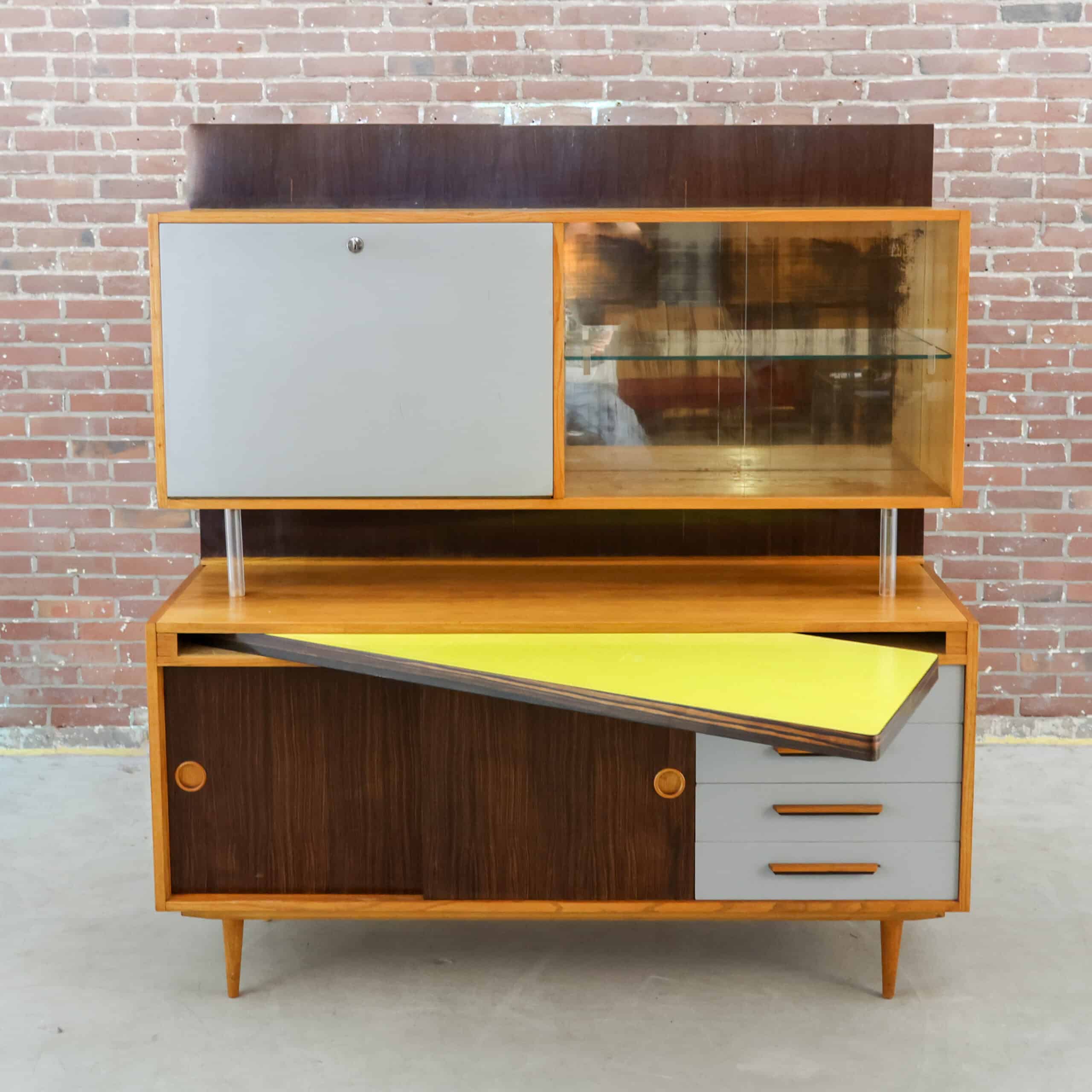 Mid century secretaire/werkplek