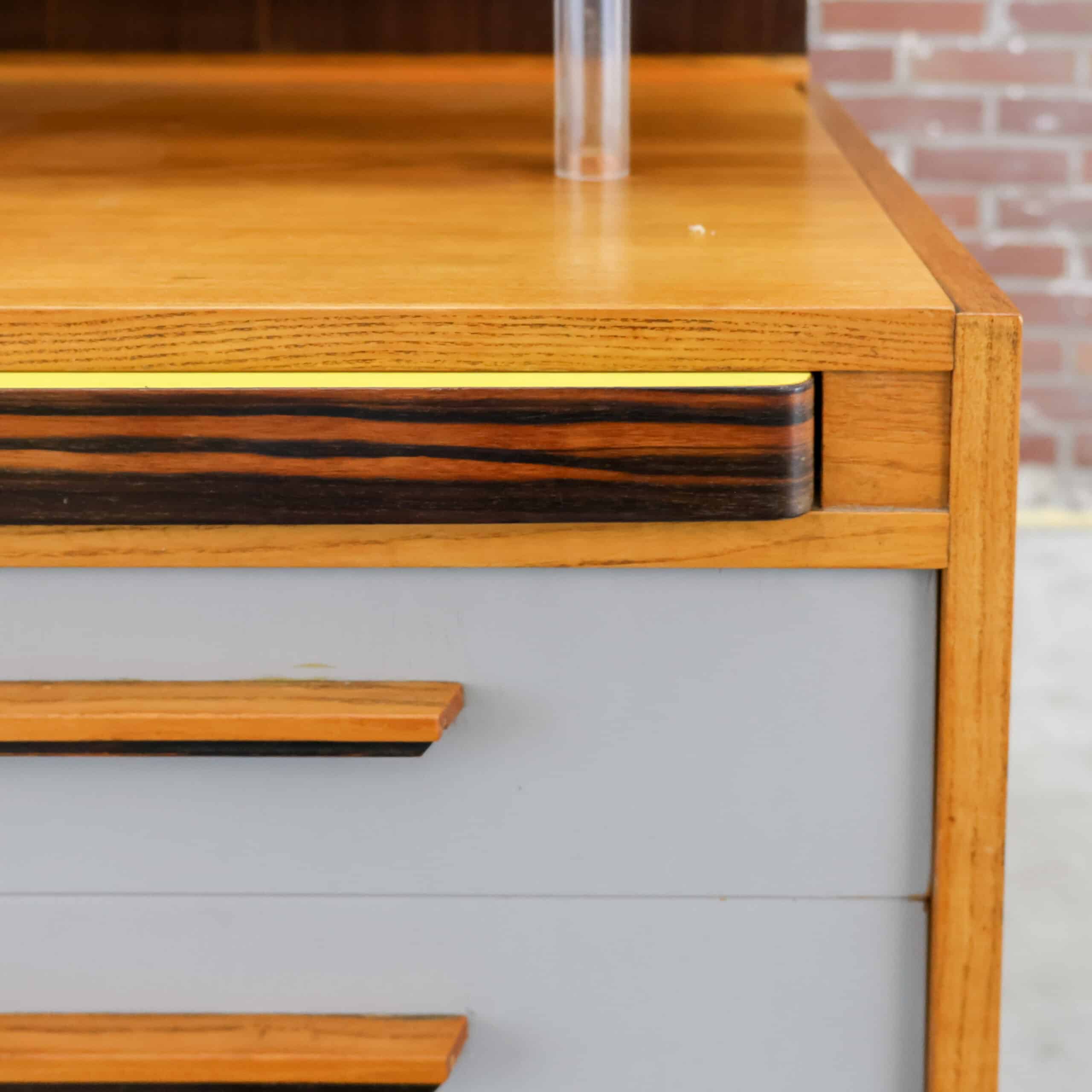 Mid century secretaire/werkplek - Afbeelding 10