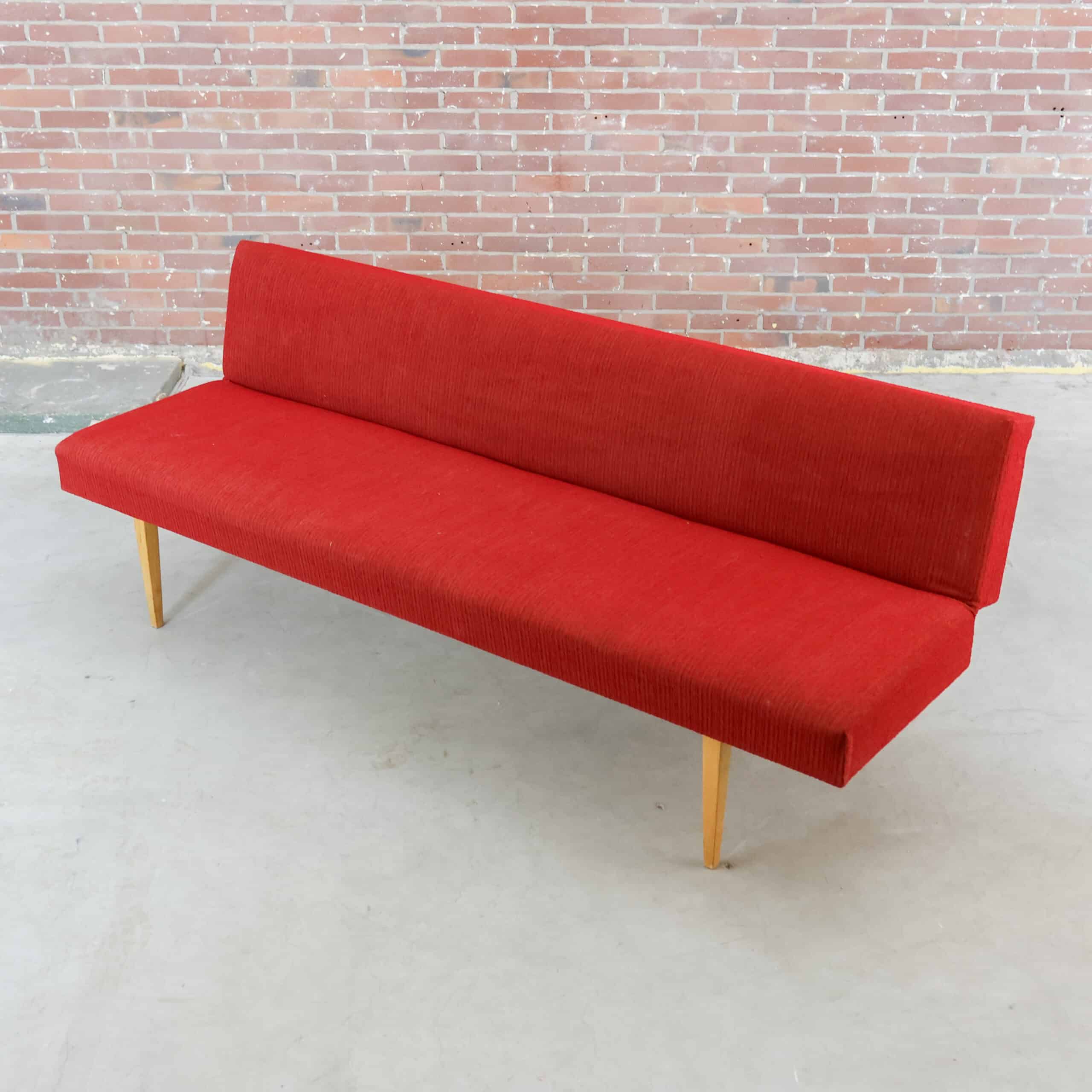 Mid century daybed / slaapbank - Afbeelding 2