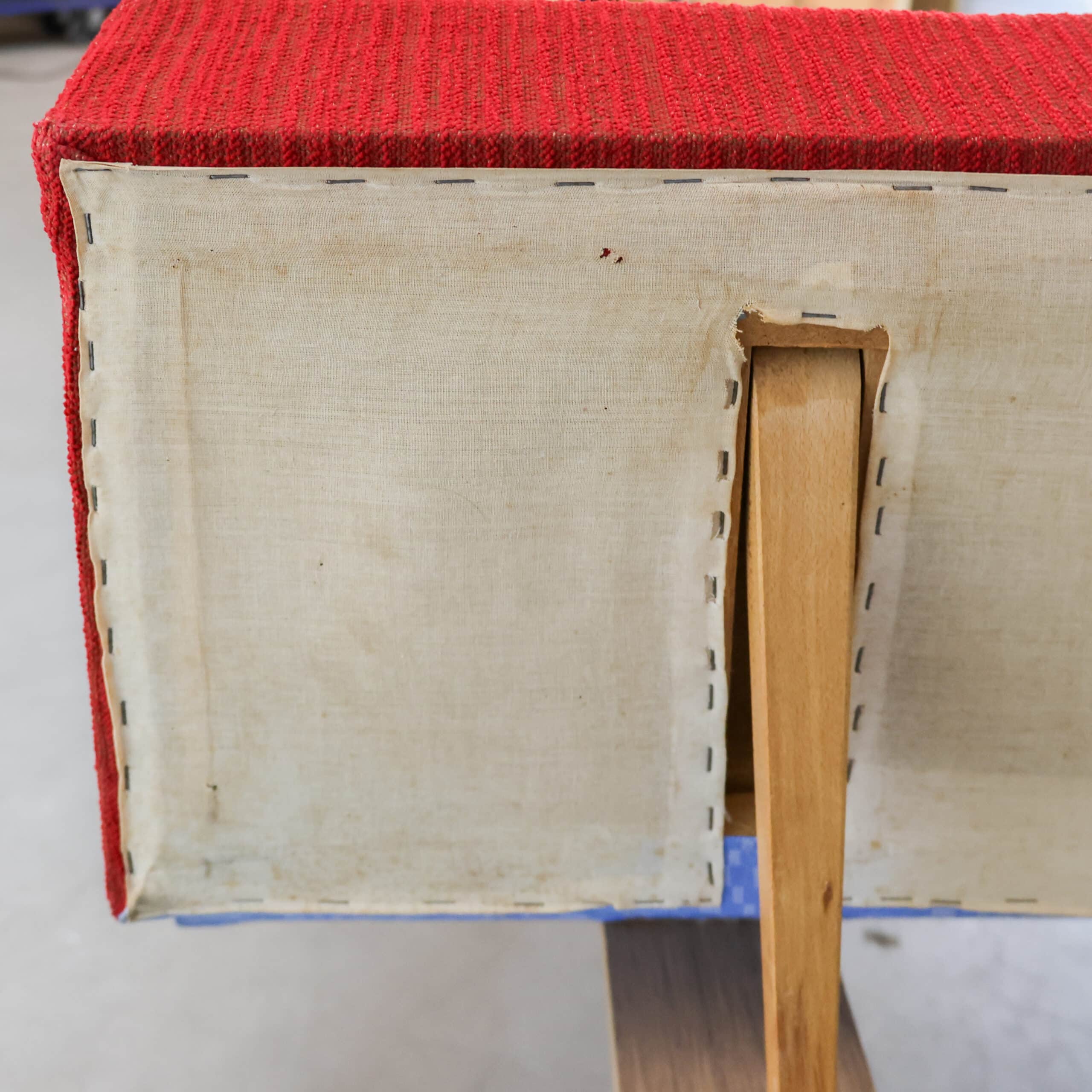 Mid century daybed / slaapbank - Afbeelding 9