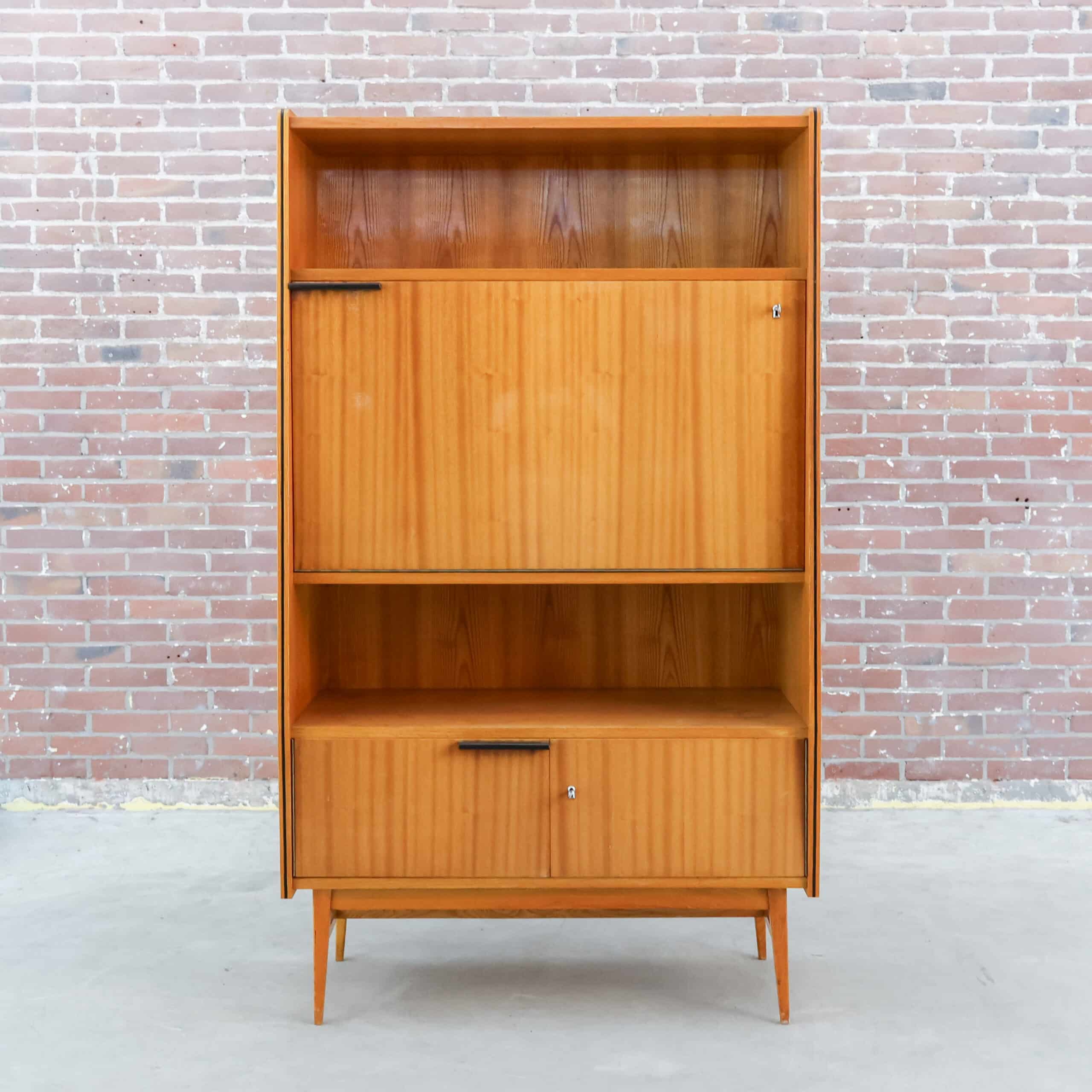 Mid century secretaire / barkast