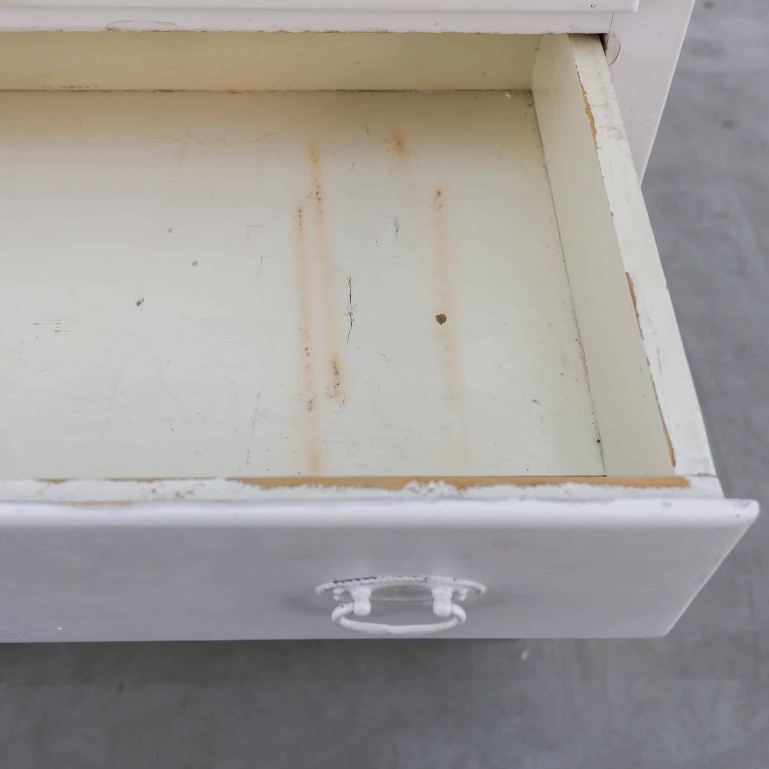 Vintage houten dokterskast - Afbeelding 6