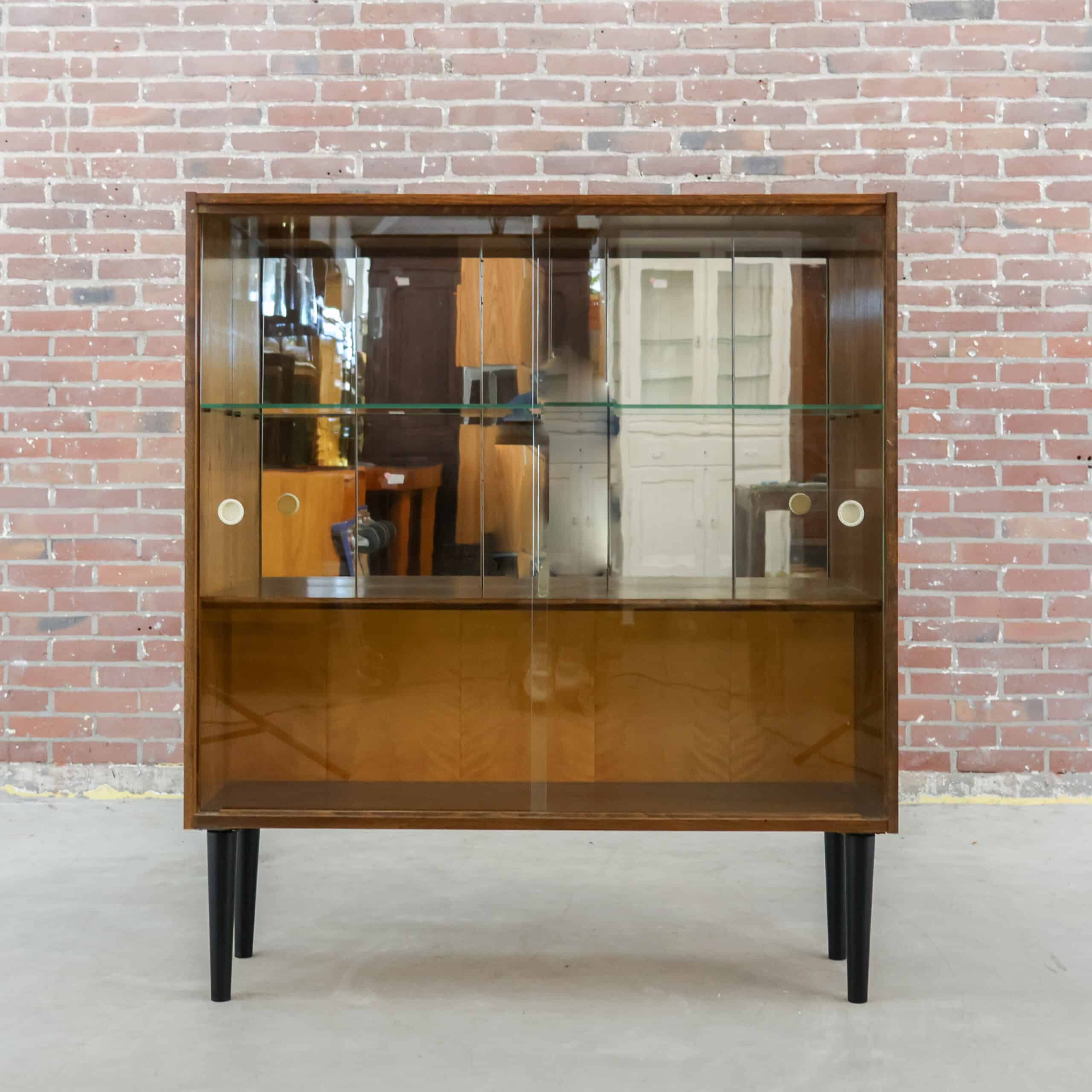 Vintage vitrinekast - Jitona - Afbeelding 2