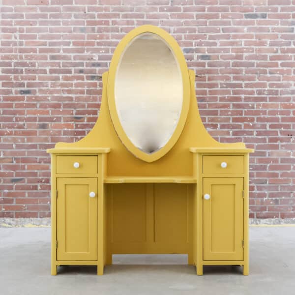 Brocante houten kaptafel