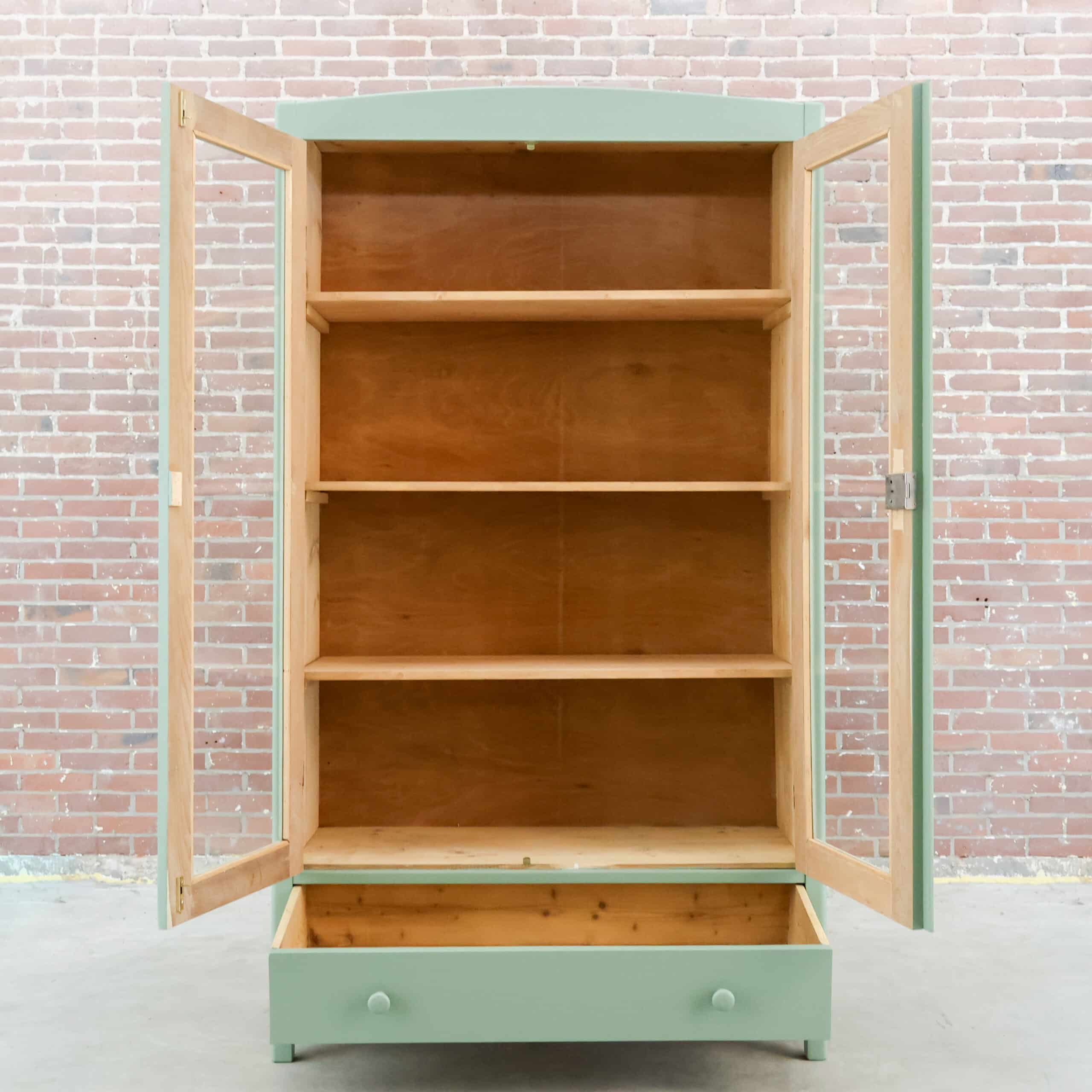 Brocante vitrinekast - Afbeelding 2