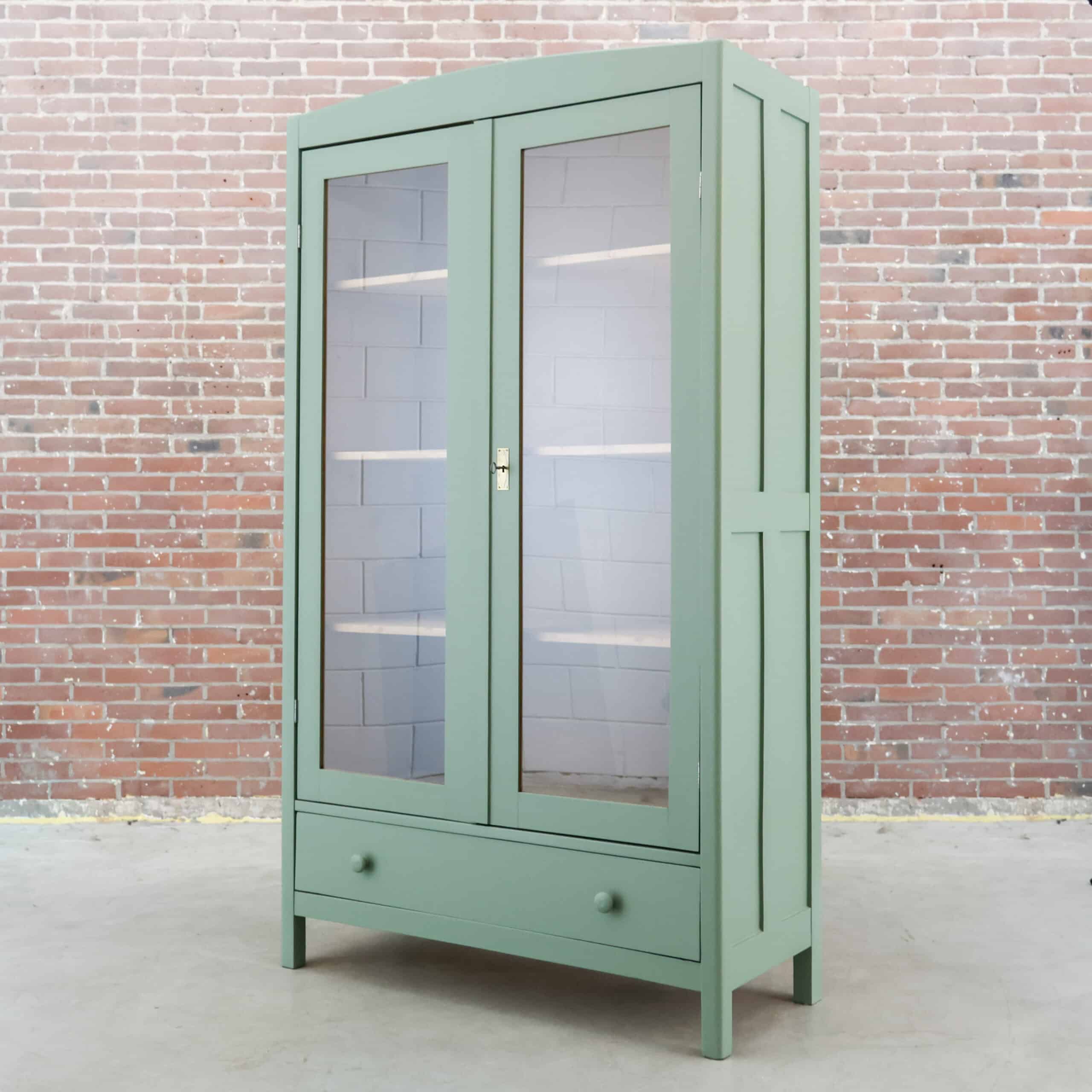 Brocante vitrinekast - Afbeelding 7