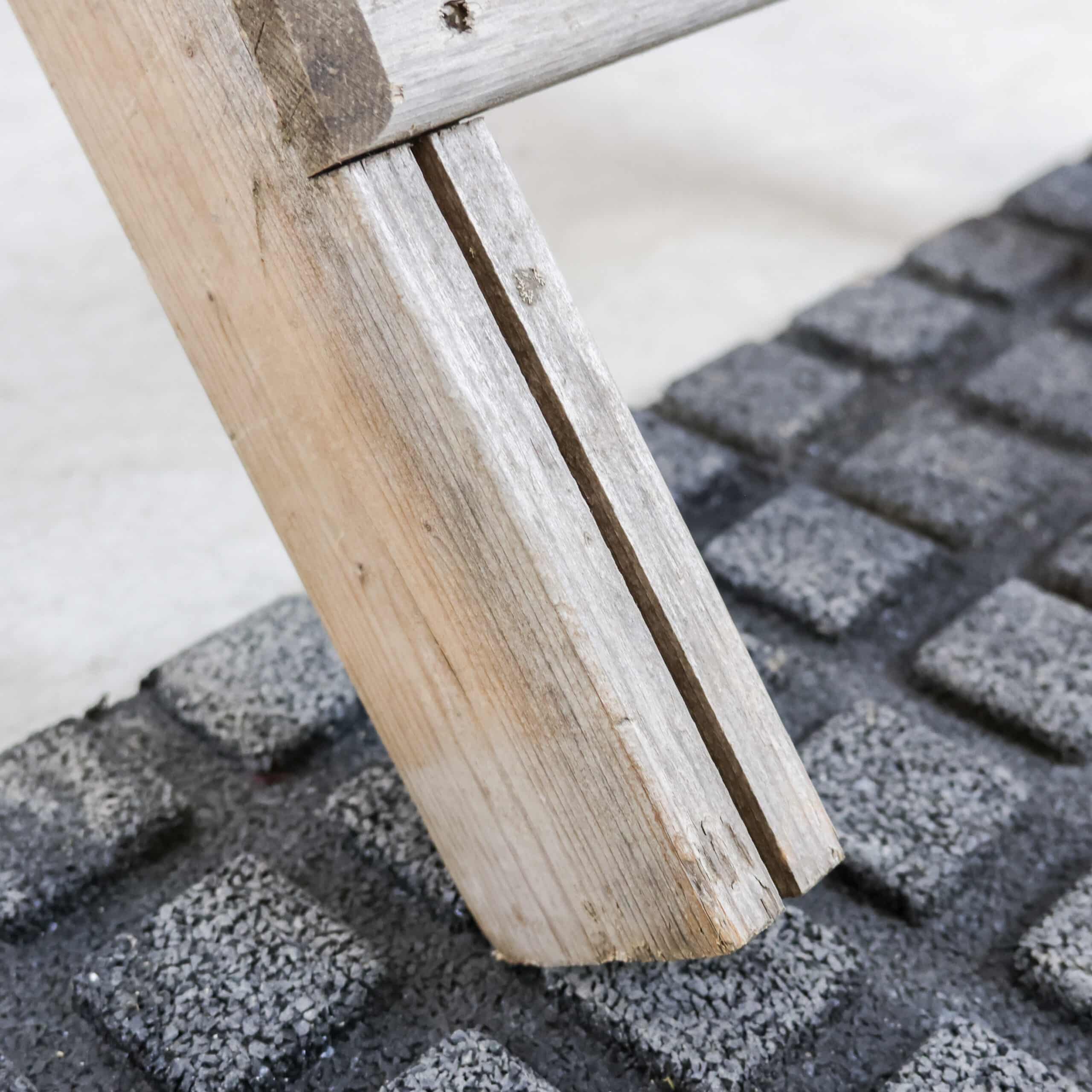 Vintage houten ladders - 5,5 meter - Afbeelding 10