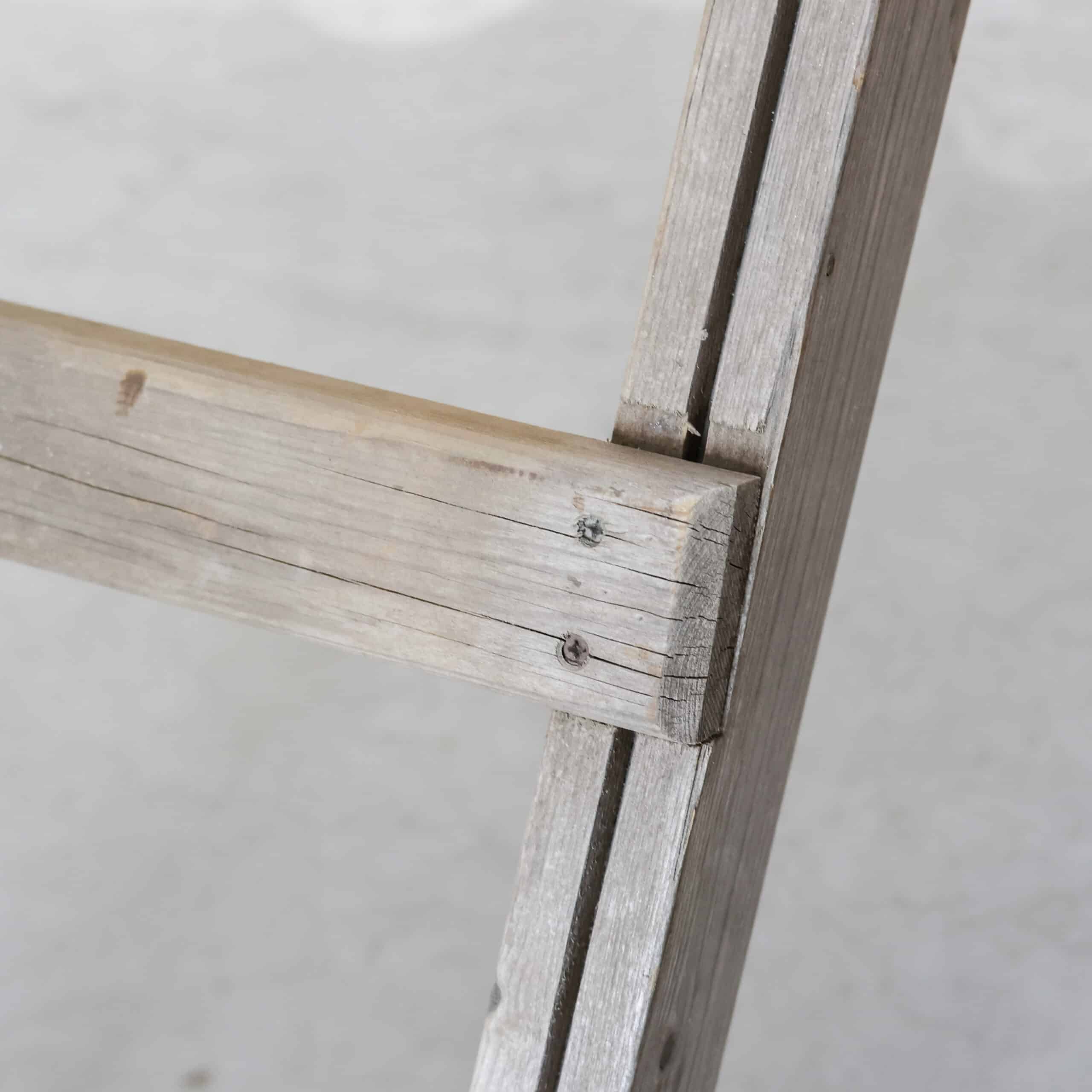 Vintage houten ladders - 5,5 meter - Afbeelding 4