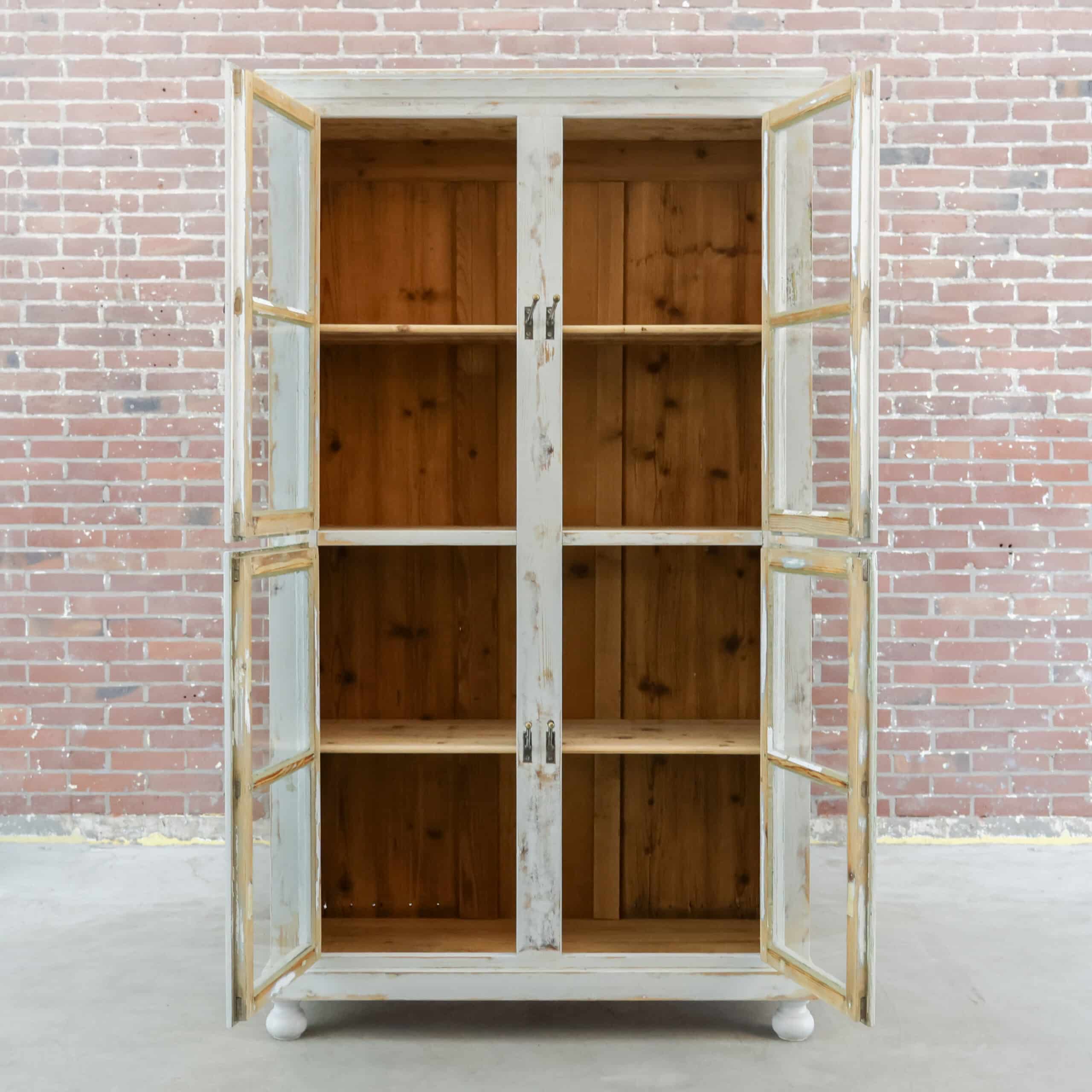 Brocante vitrinekast - Afbeelding 2