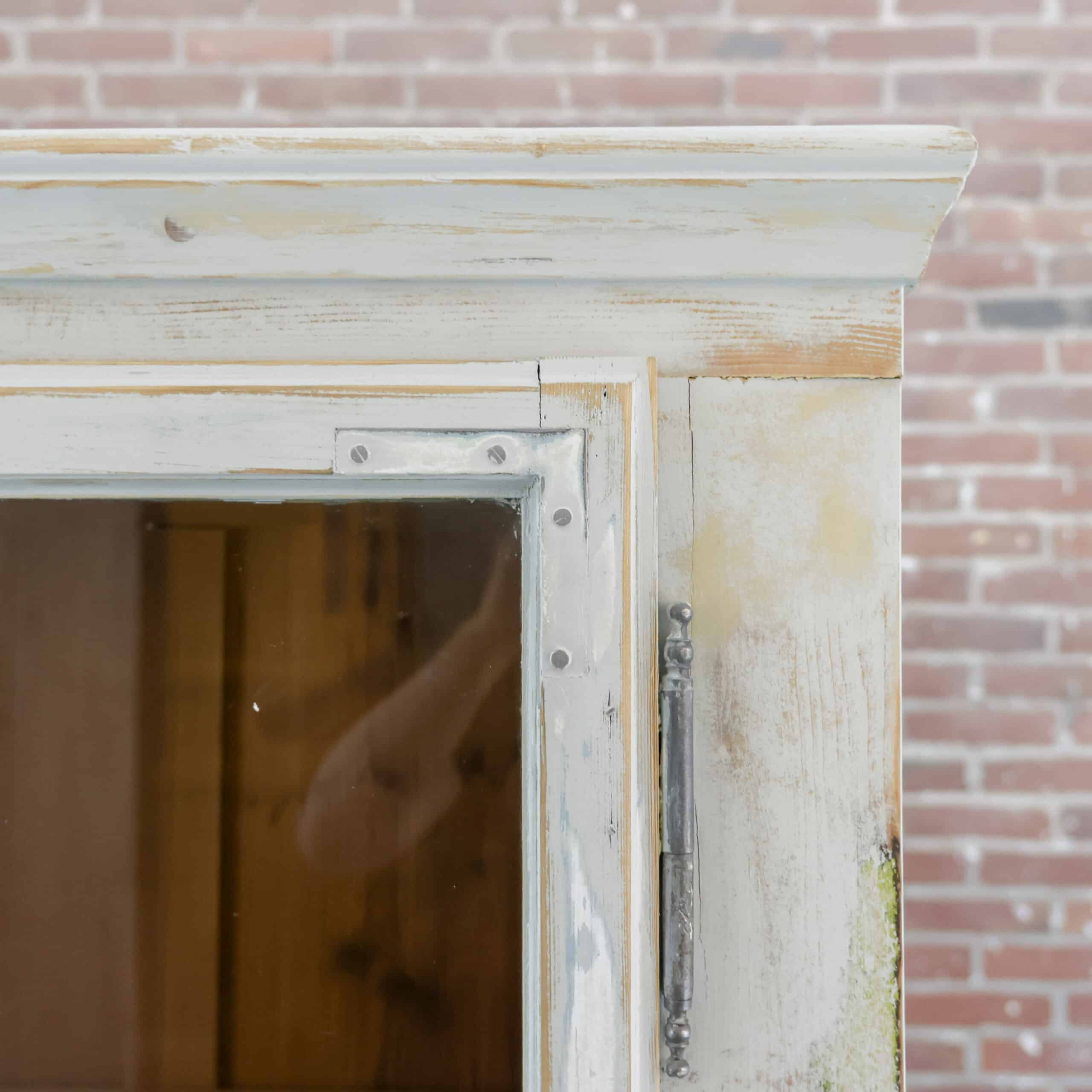 Brocante vitrinekast - Afbeelding 4