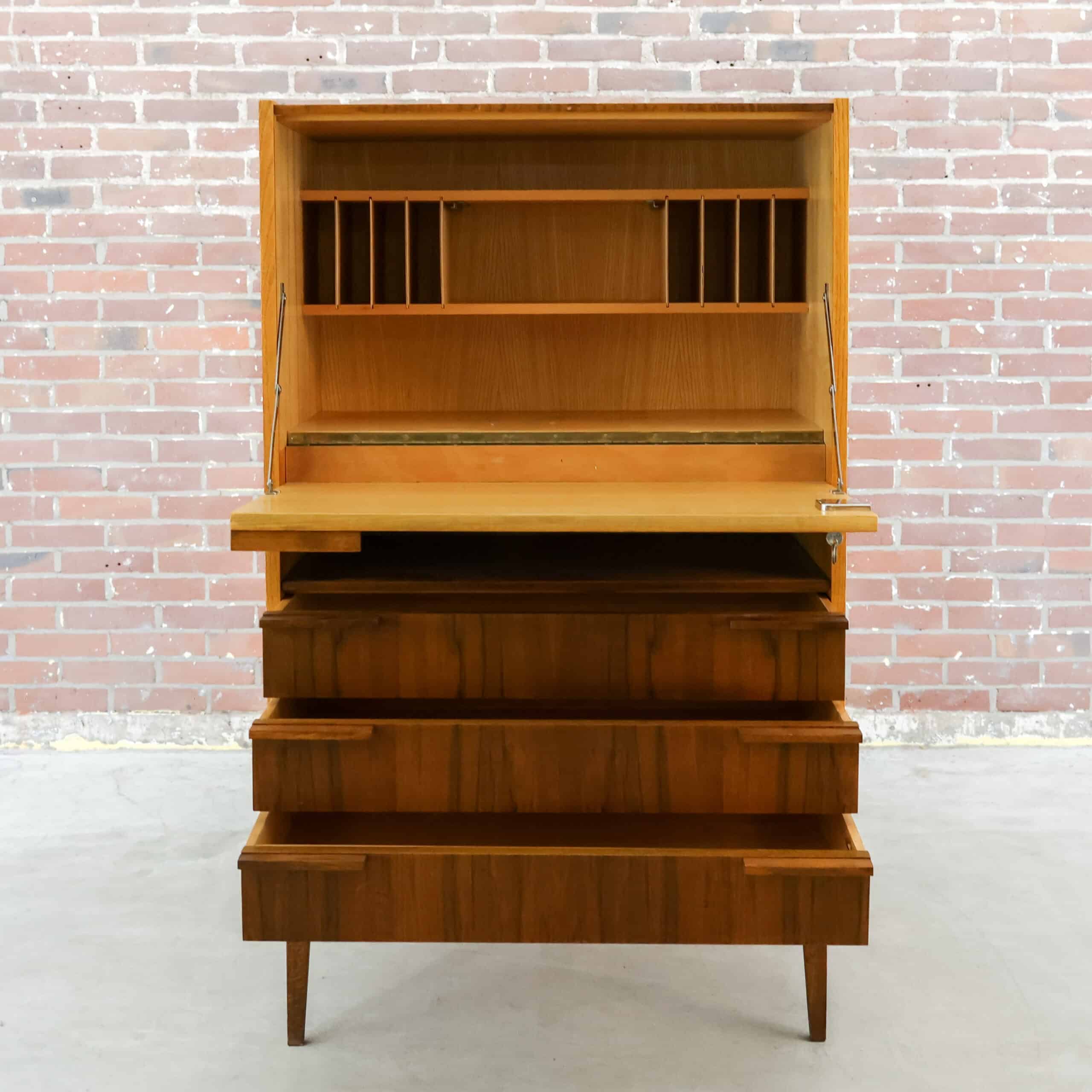 Vintage secretaire - Mid century - Afbeelding 3