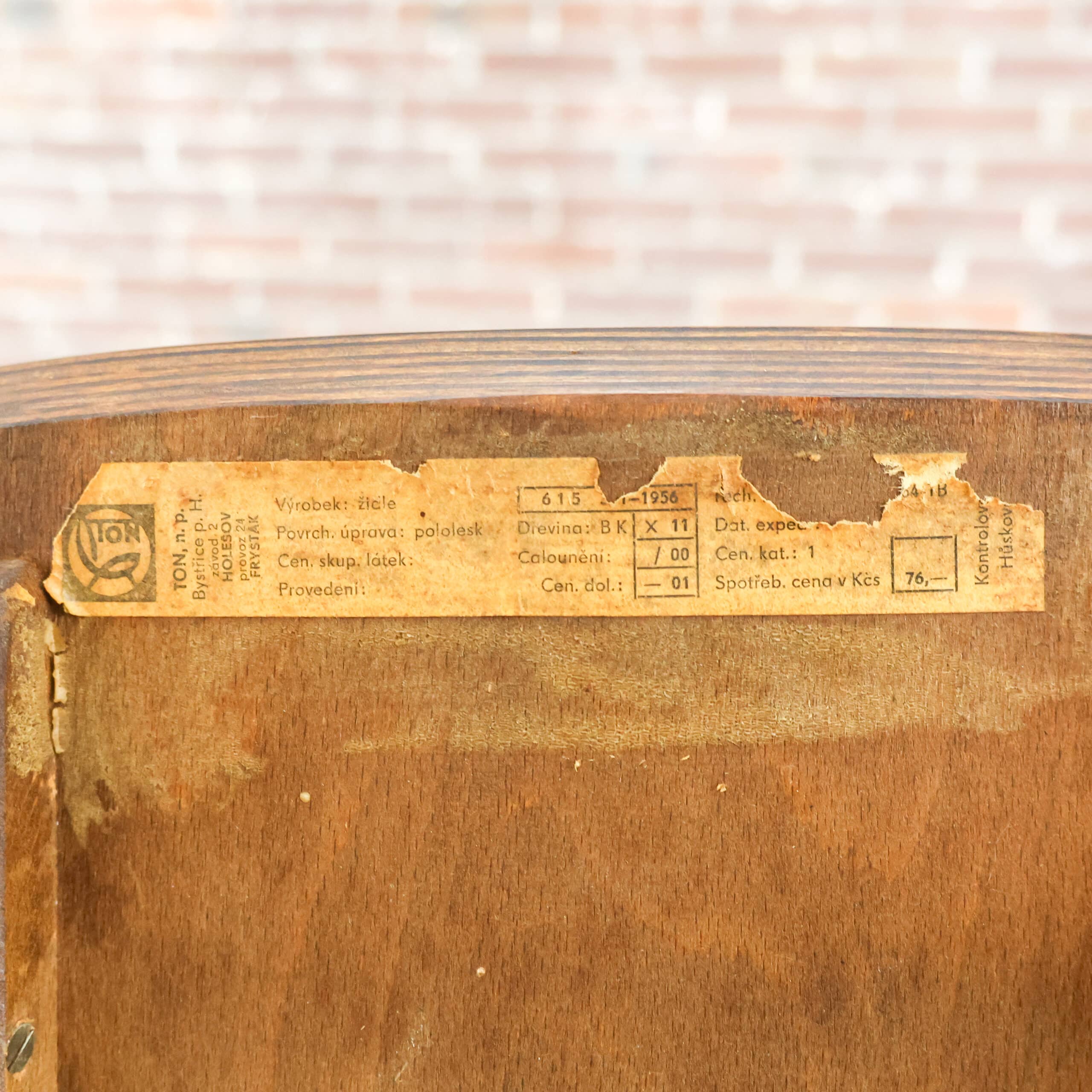 Mid-century stoelen - TON - Afbeelding 10