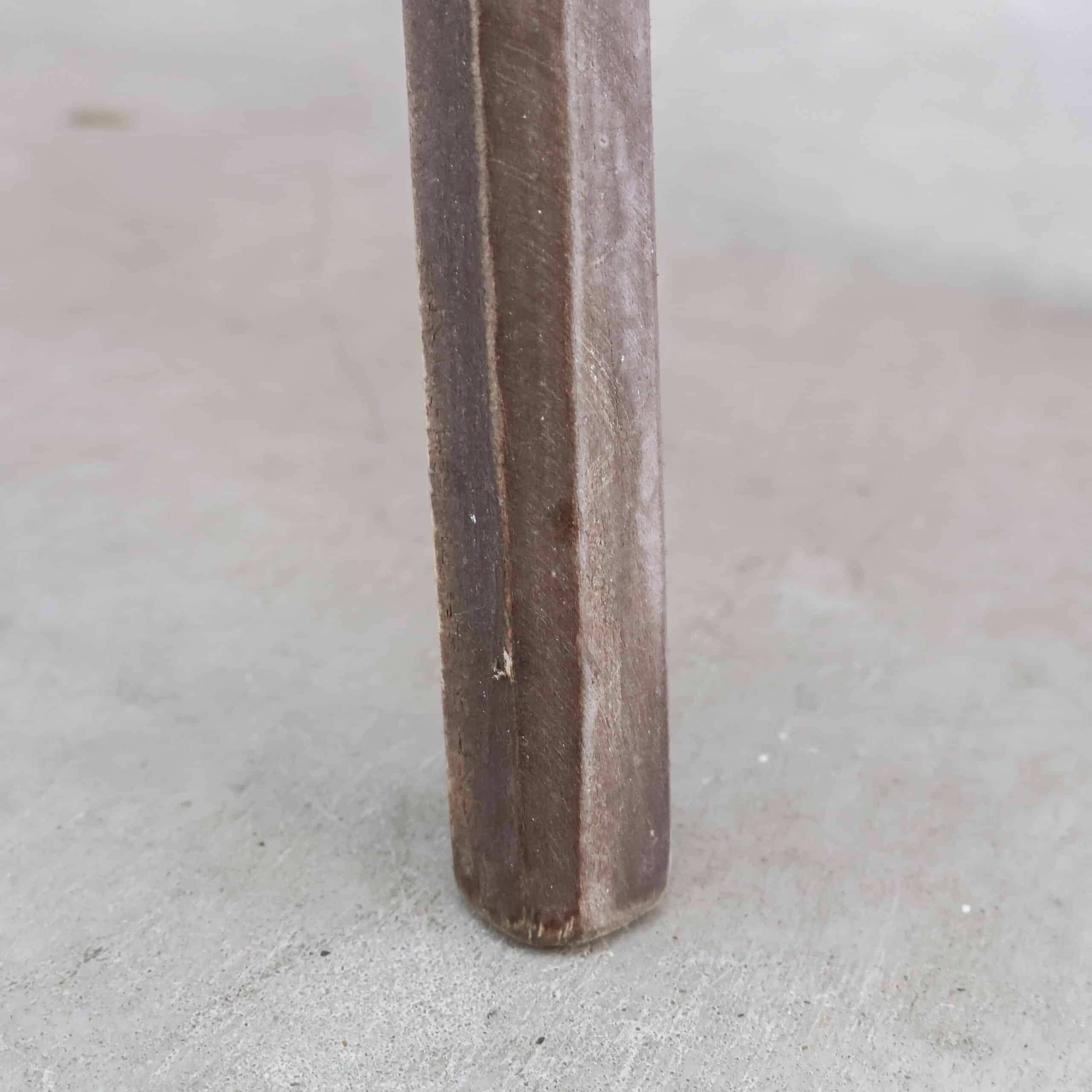 Brocante houten bankje - Afbeelding 6