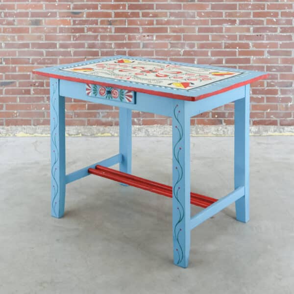 Traditionele handbeschilderde tafel