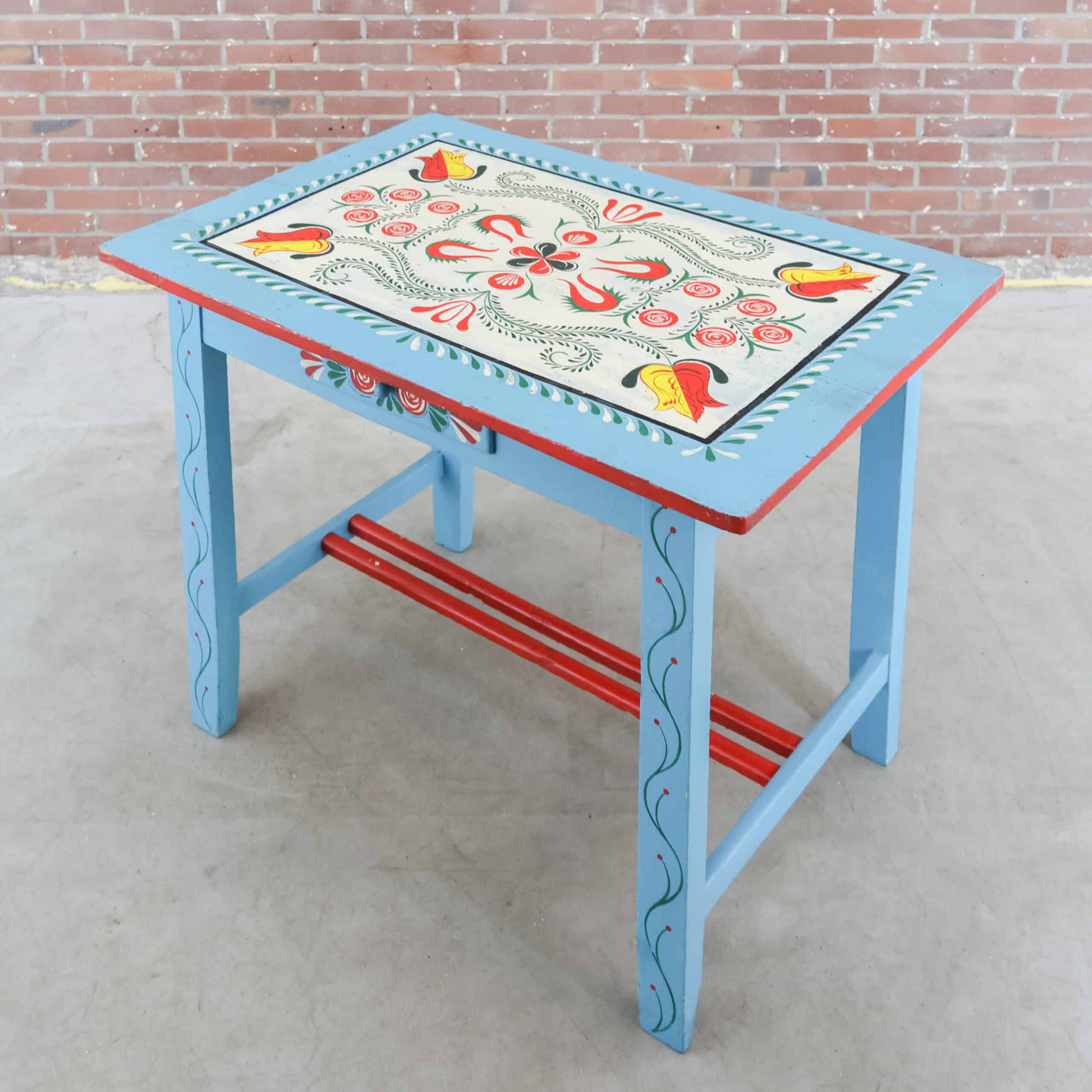 Traditionele handbeschilderde tafel - Afbeelding 2