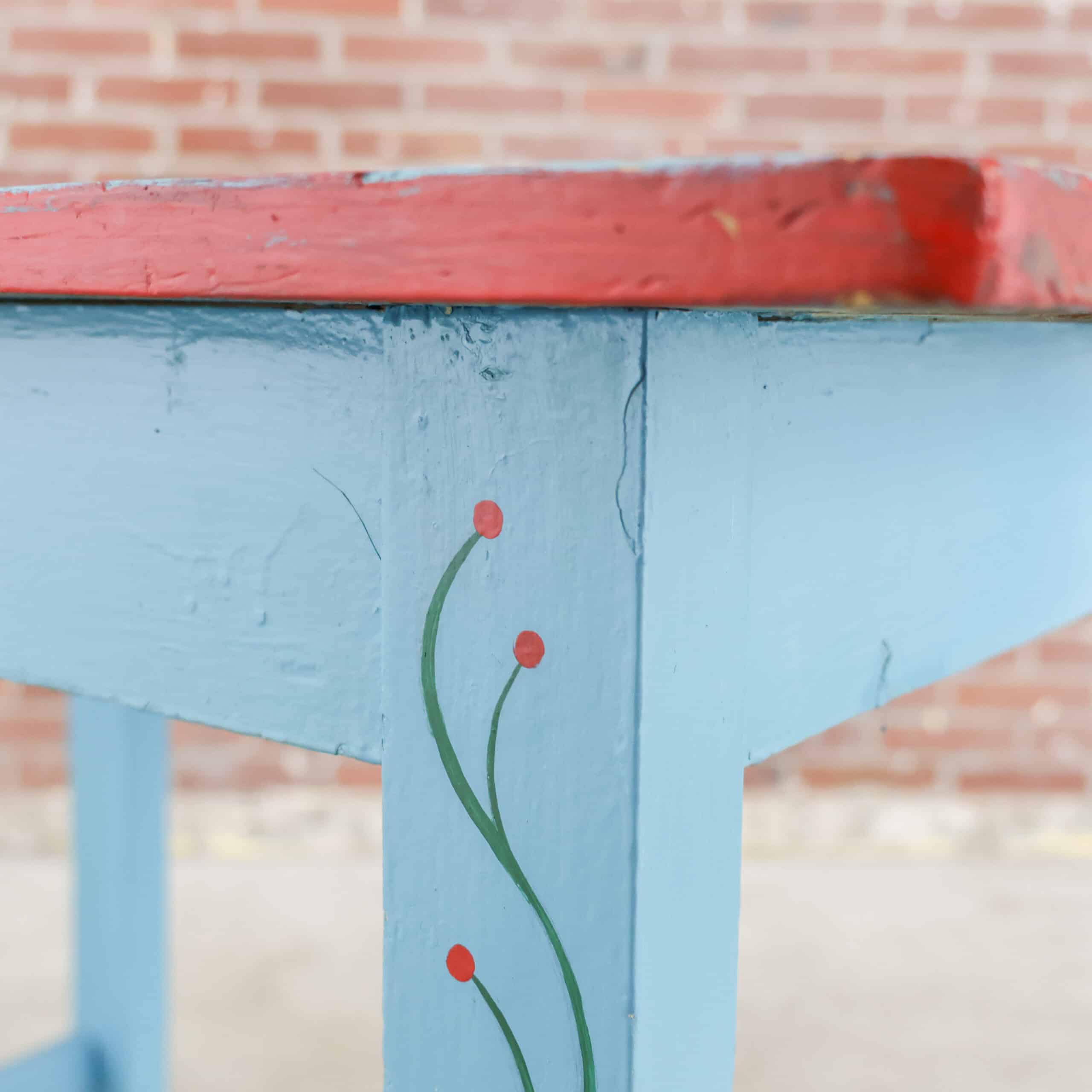 Traditionele handbeschilderde tafel - Afbeelding 8