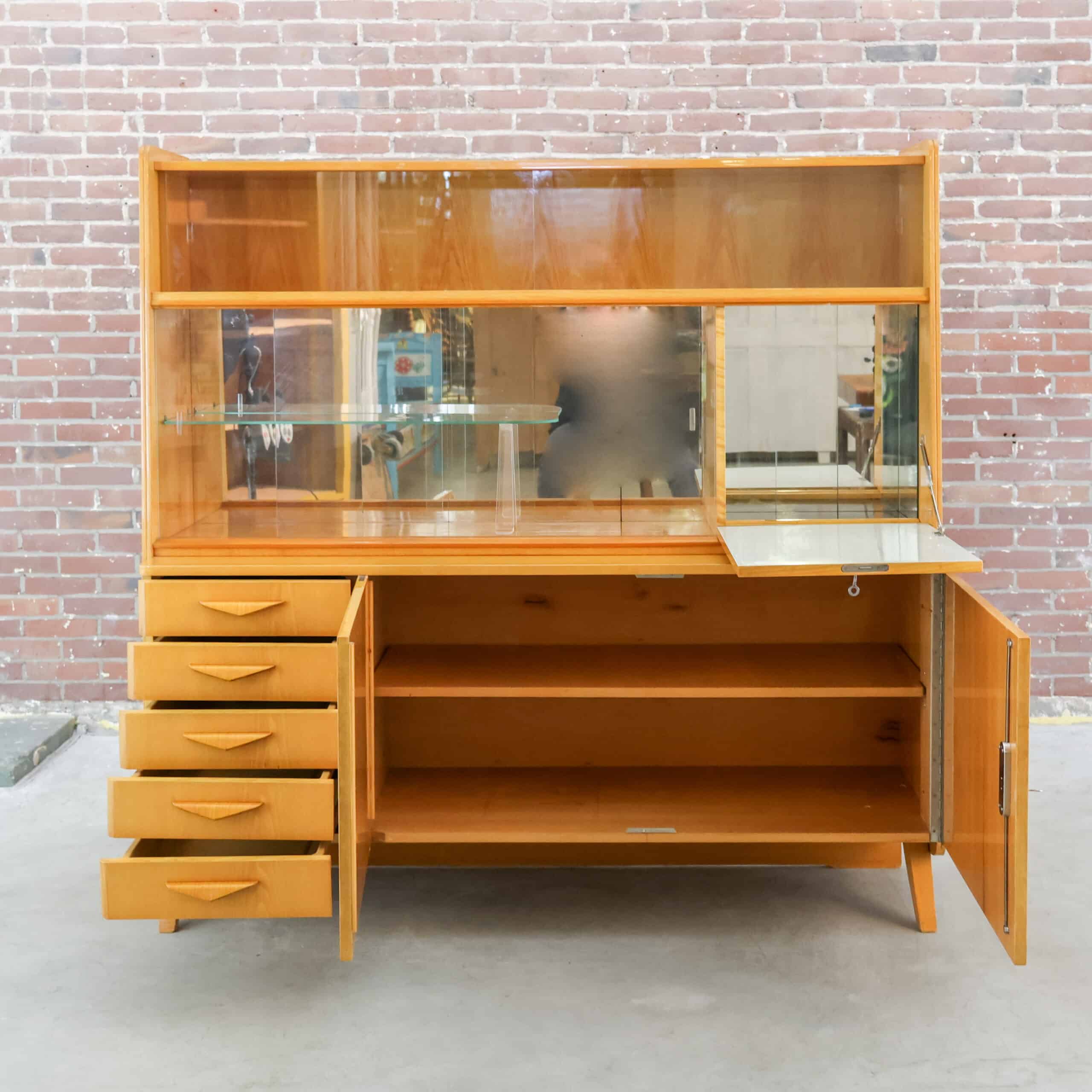 Mid Century highboard - Novy Domov - Afbeelding 3