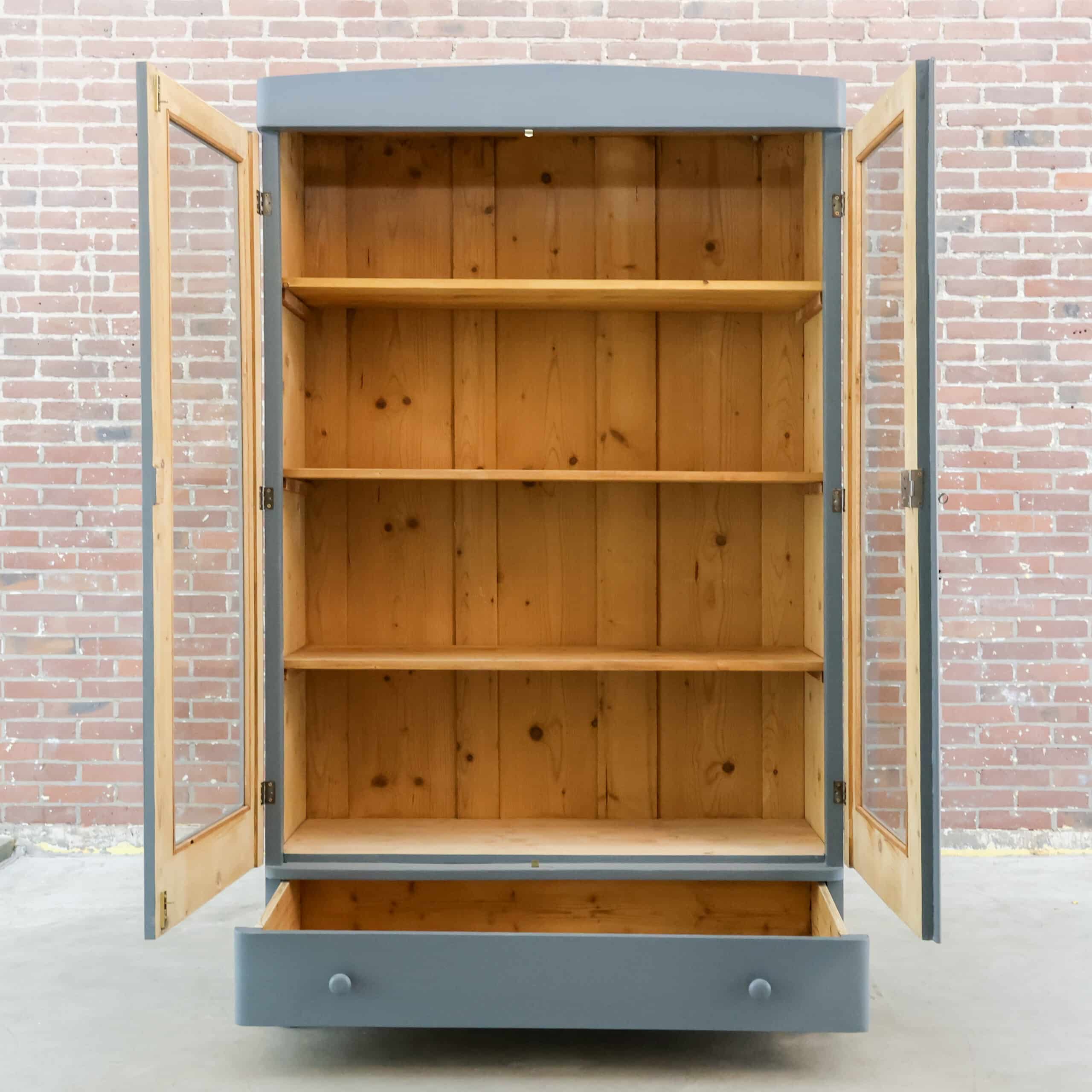 Brocante vitrinekast – Bild 2