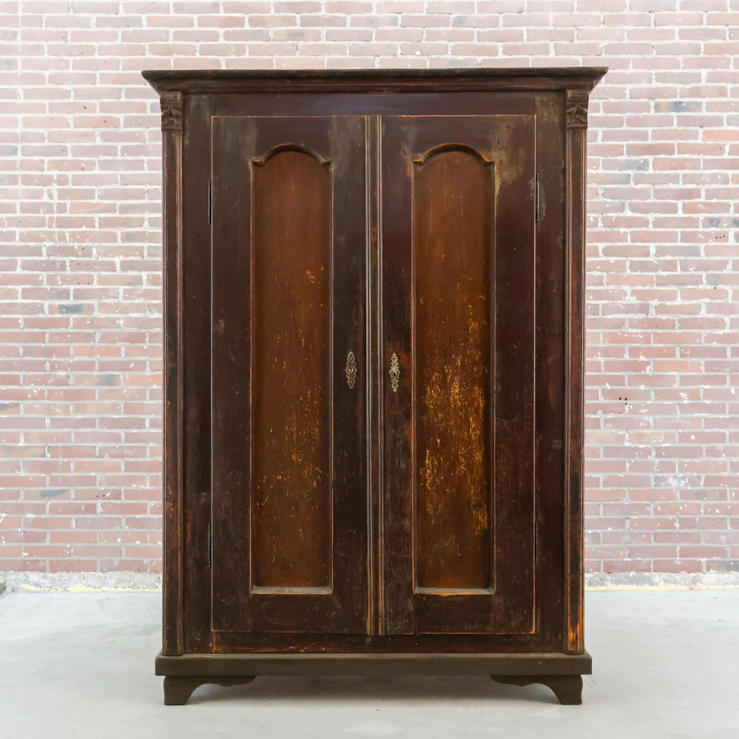 Brocante linnenkast