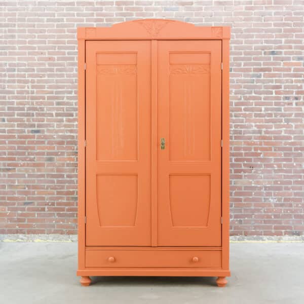 Terracotta oranje linnenkast