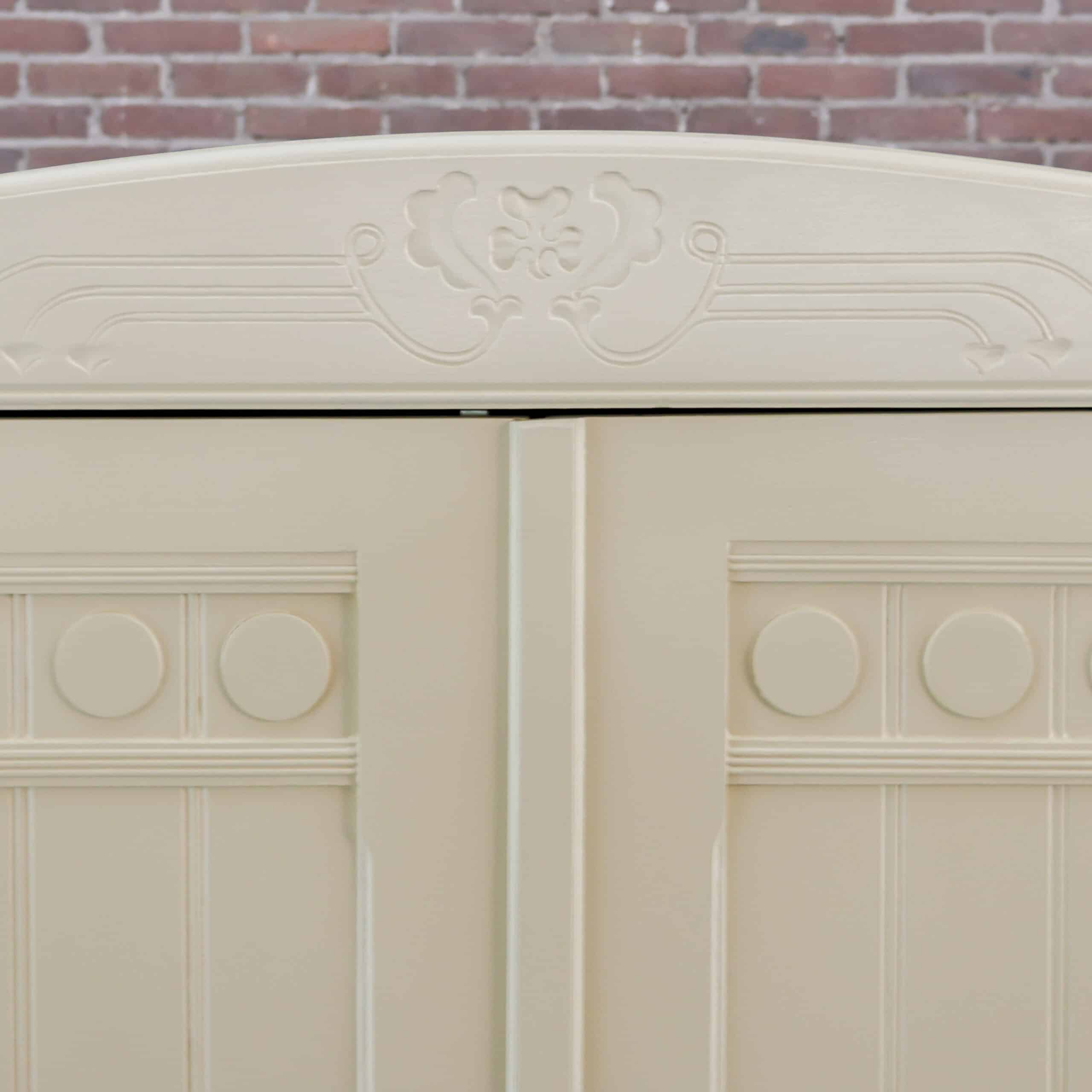 Brocante crème linnenkast – Bild 4