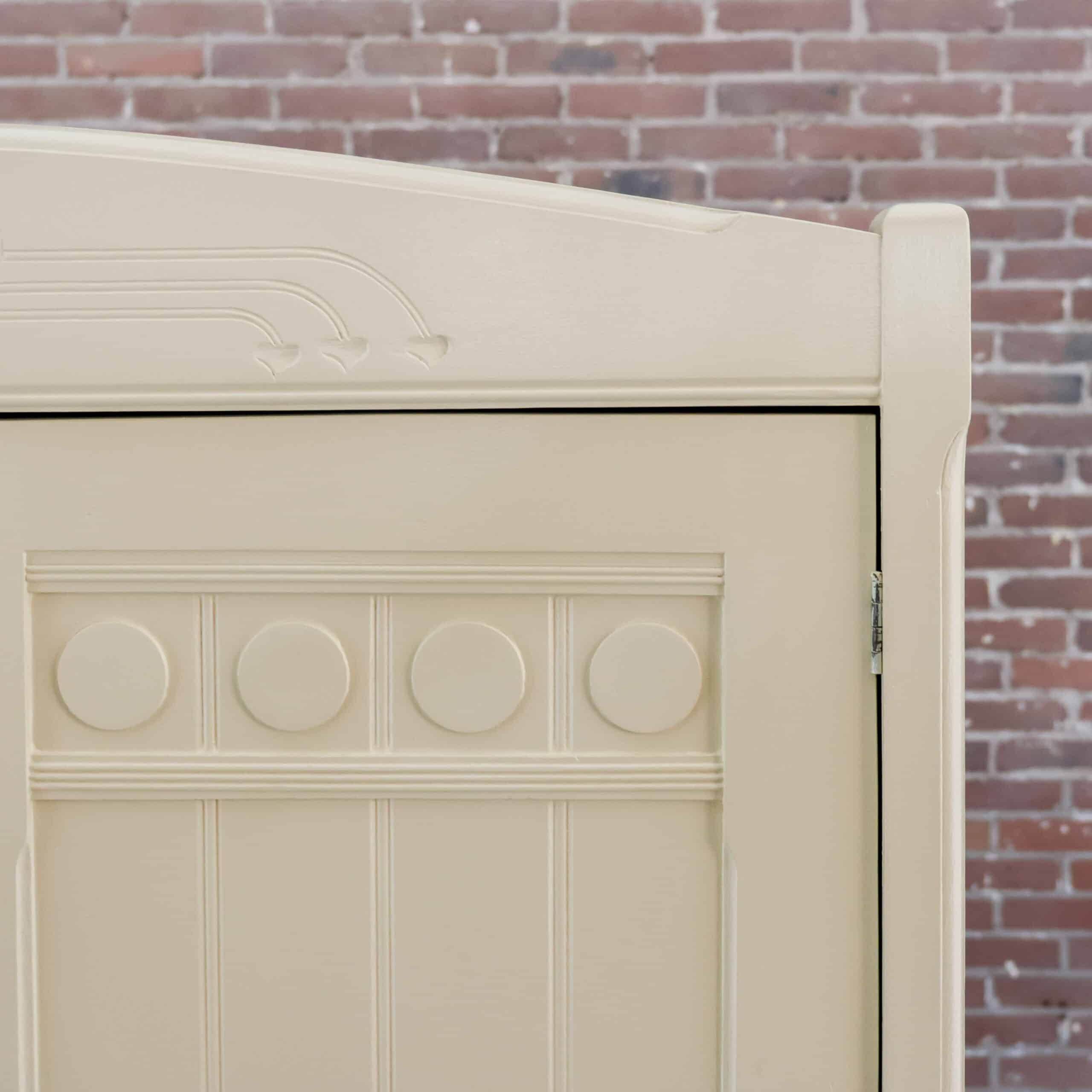 Brocante crème linnenkast – Bild 6
