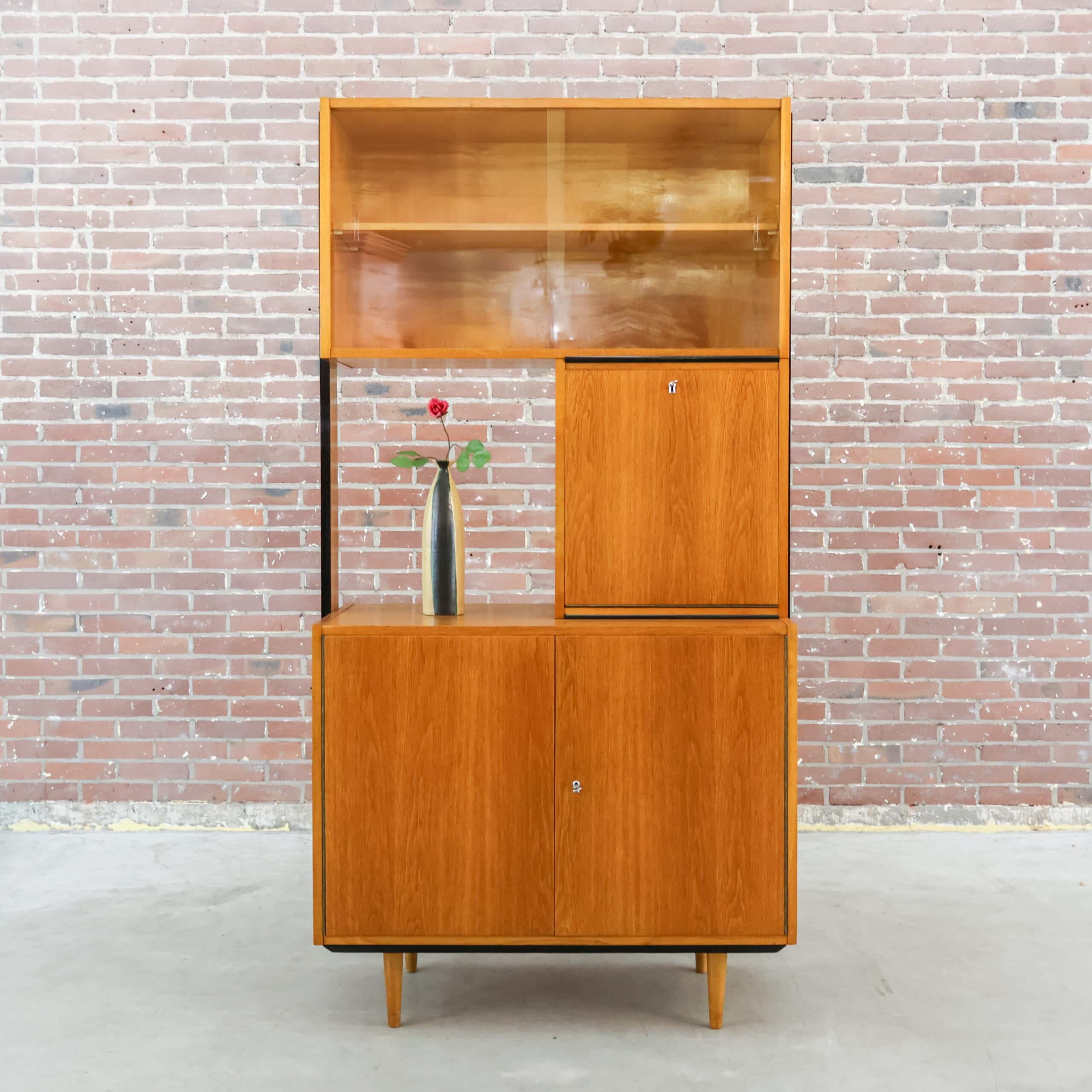 Mid century - highboard - Afbeelding 2