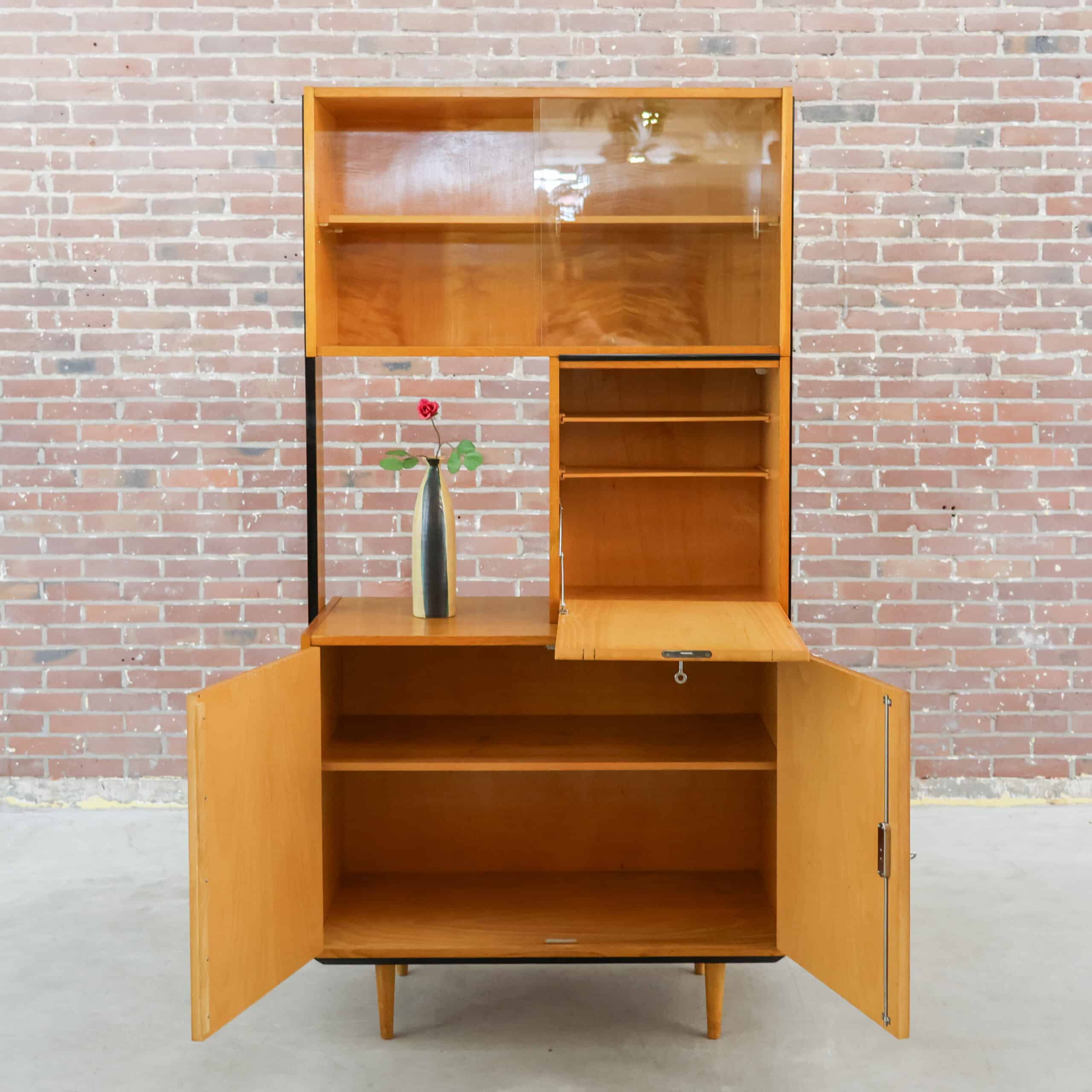 Mid century - highboard - Afbeelding 3