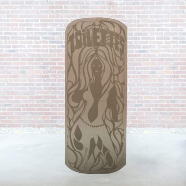 Geëtst glazen paneel - Jugendstil-stijl