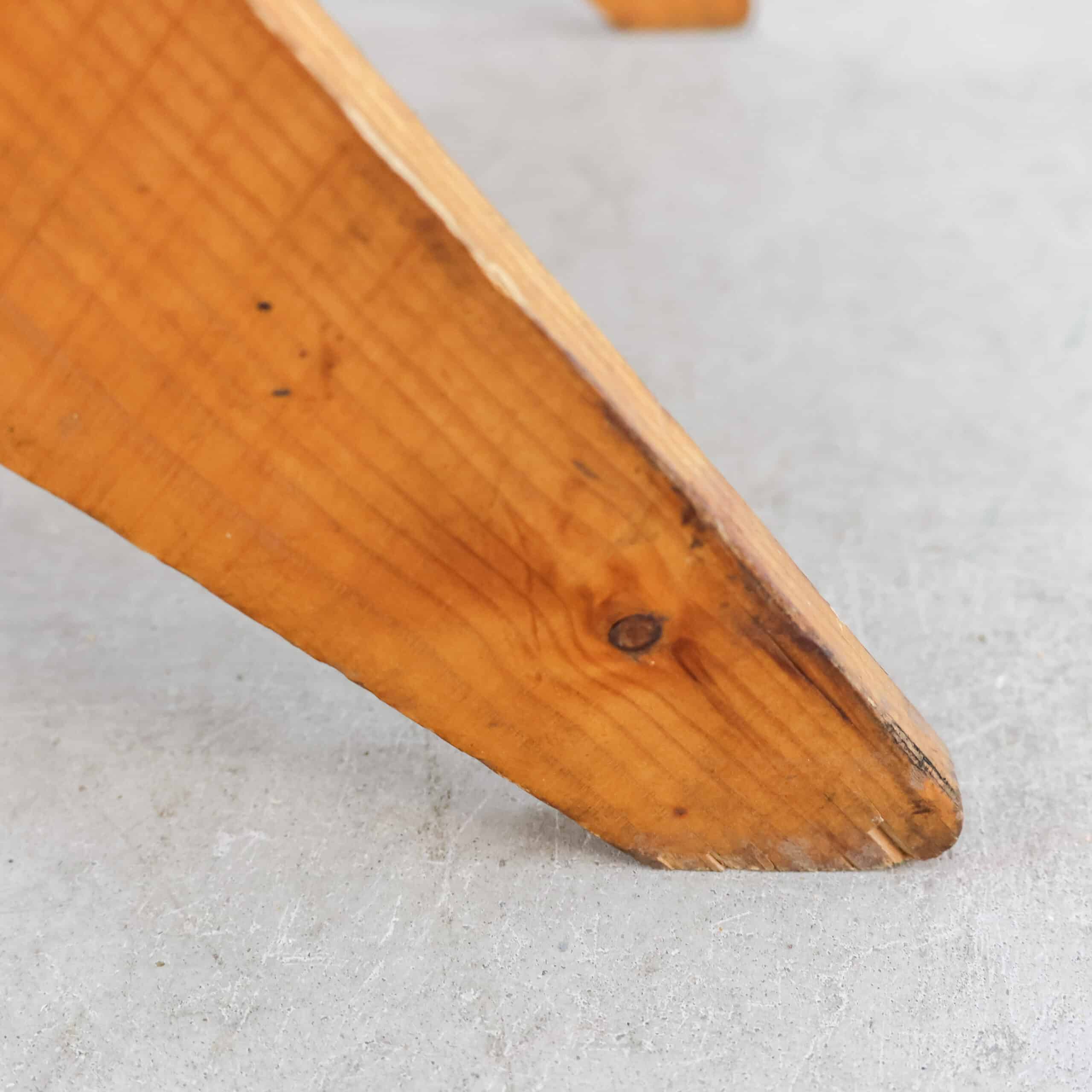 Vintage houten schaarstoelen - Afbeelding 11
