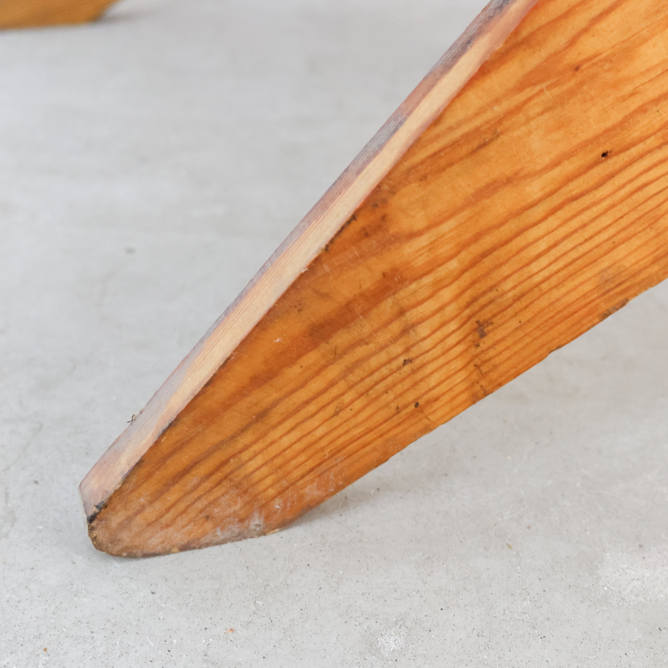 Vintage houten schaarstoelen - Afbeelding 10