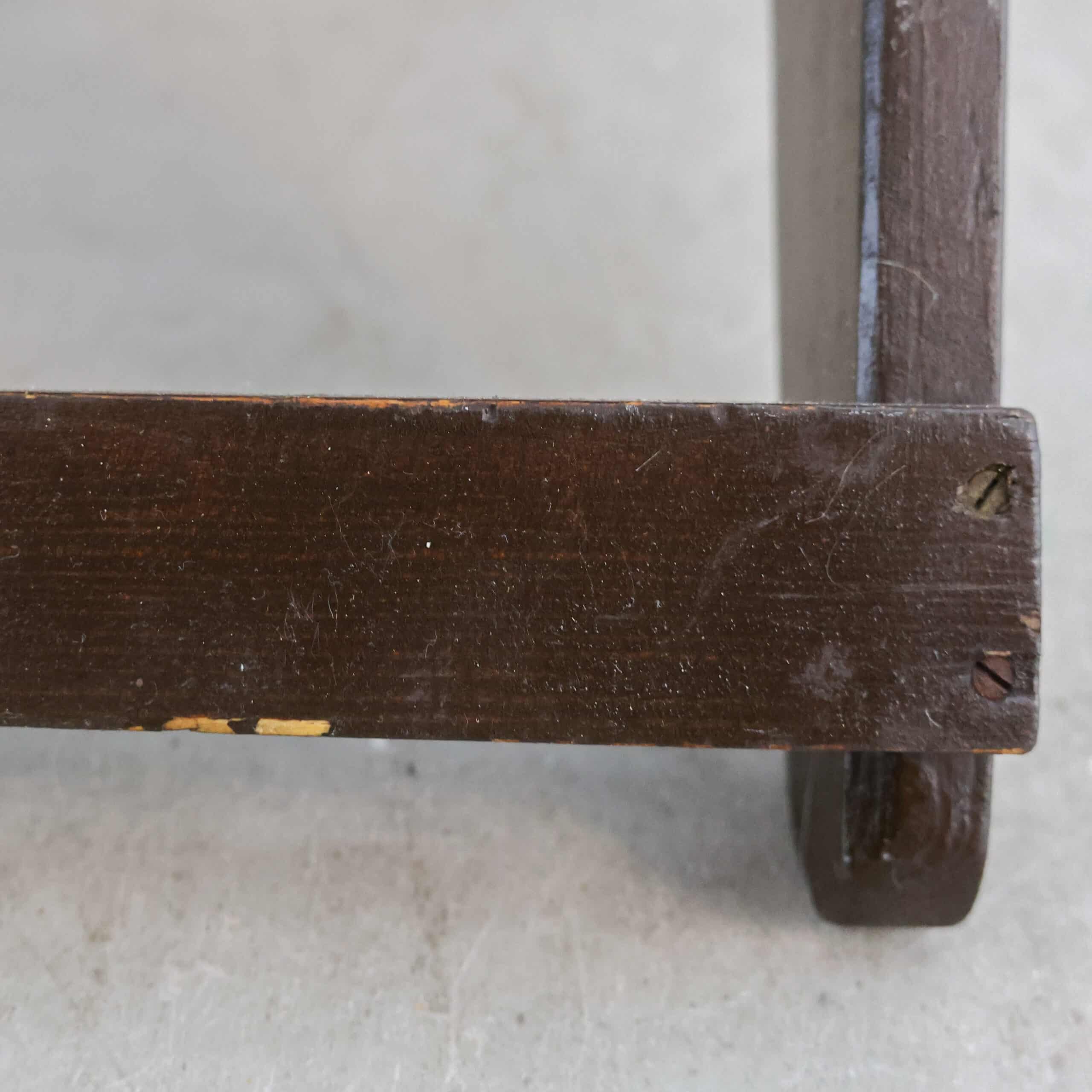 Vintage houten schaarstoelen - Afbeelding 9