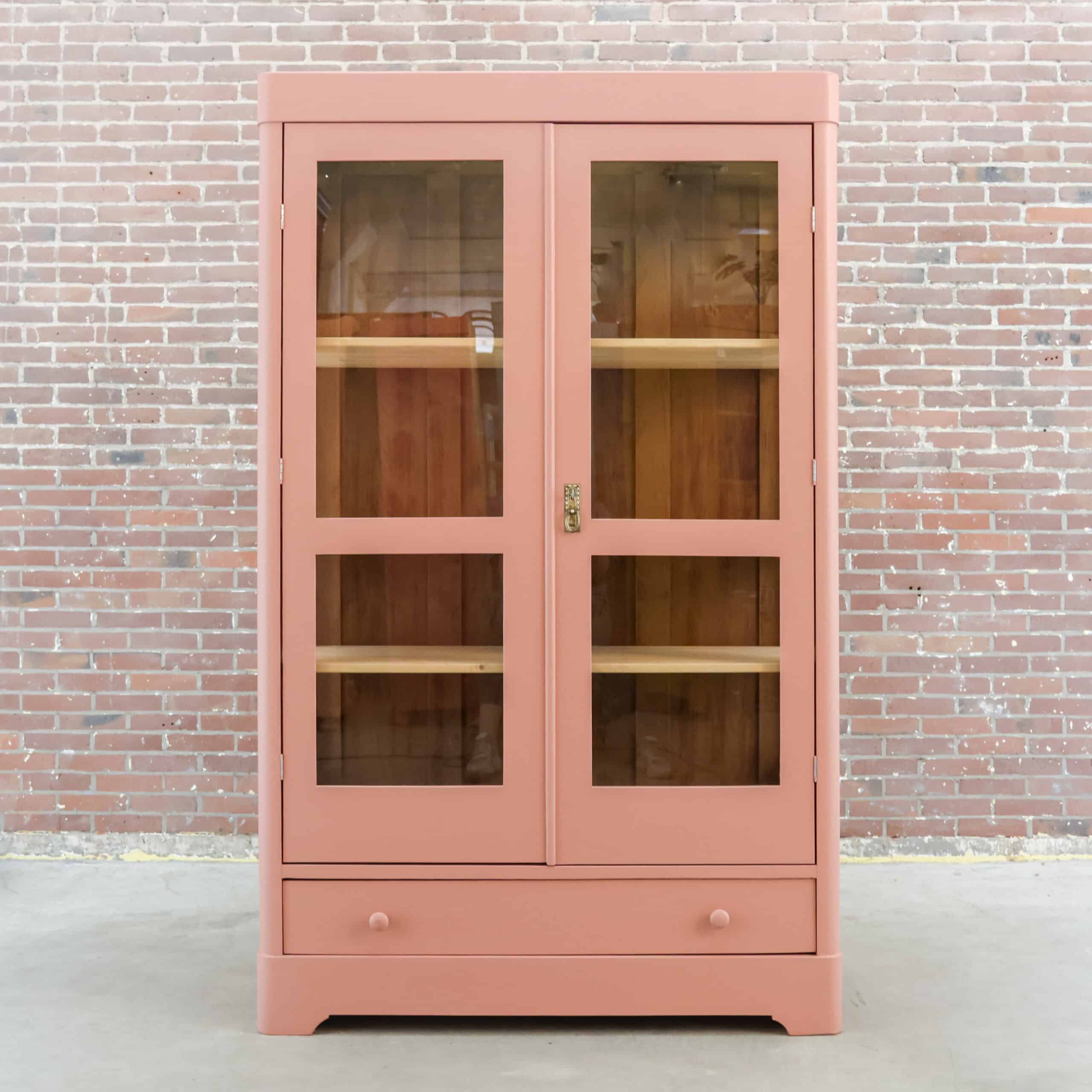 Brocante vitrinekast - Afbeelding 2