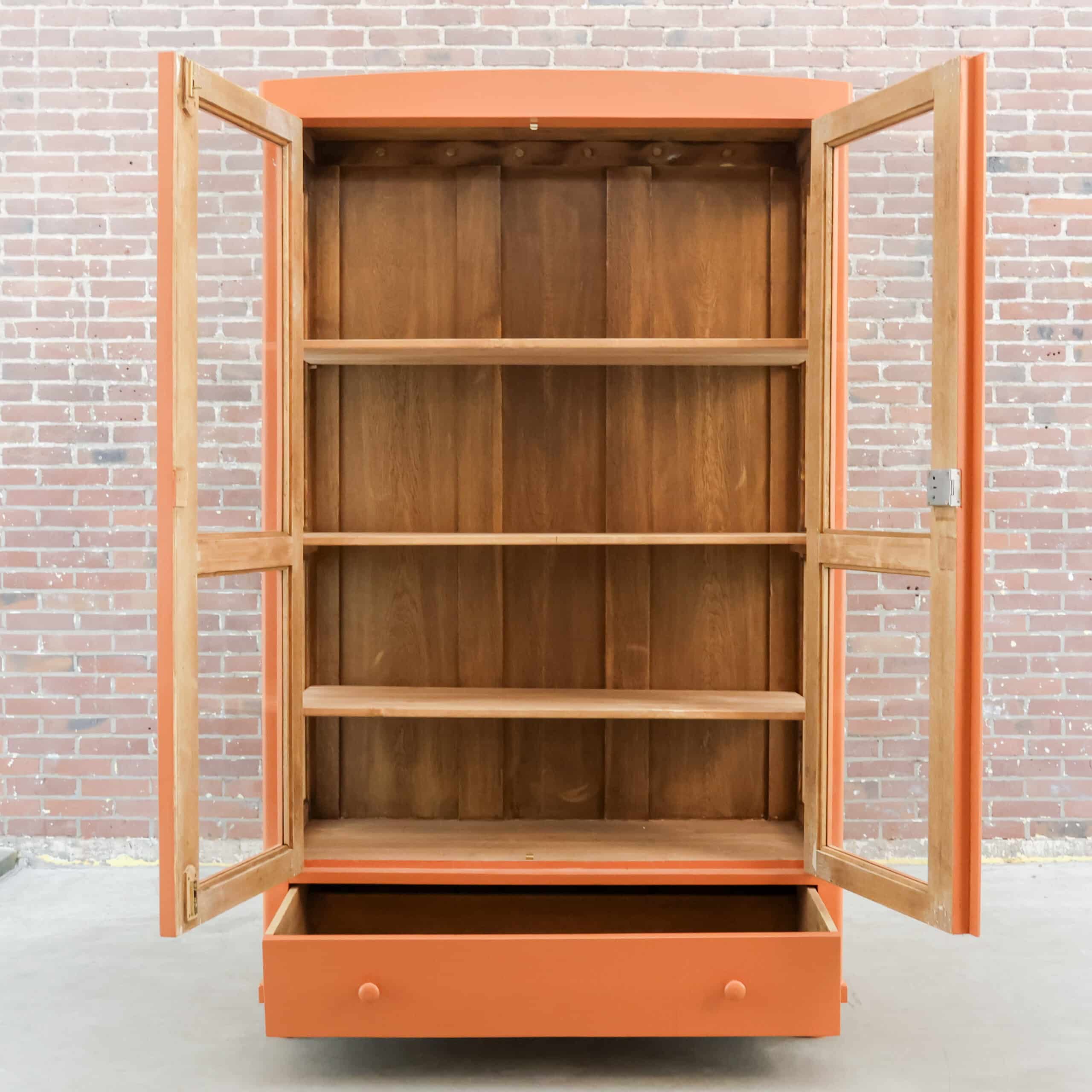 Brocante vitrinekast - Afbeelding 2