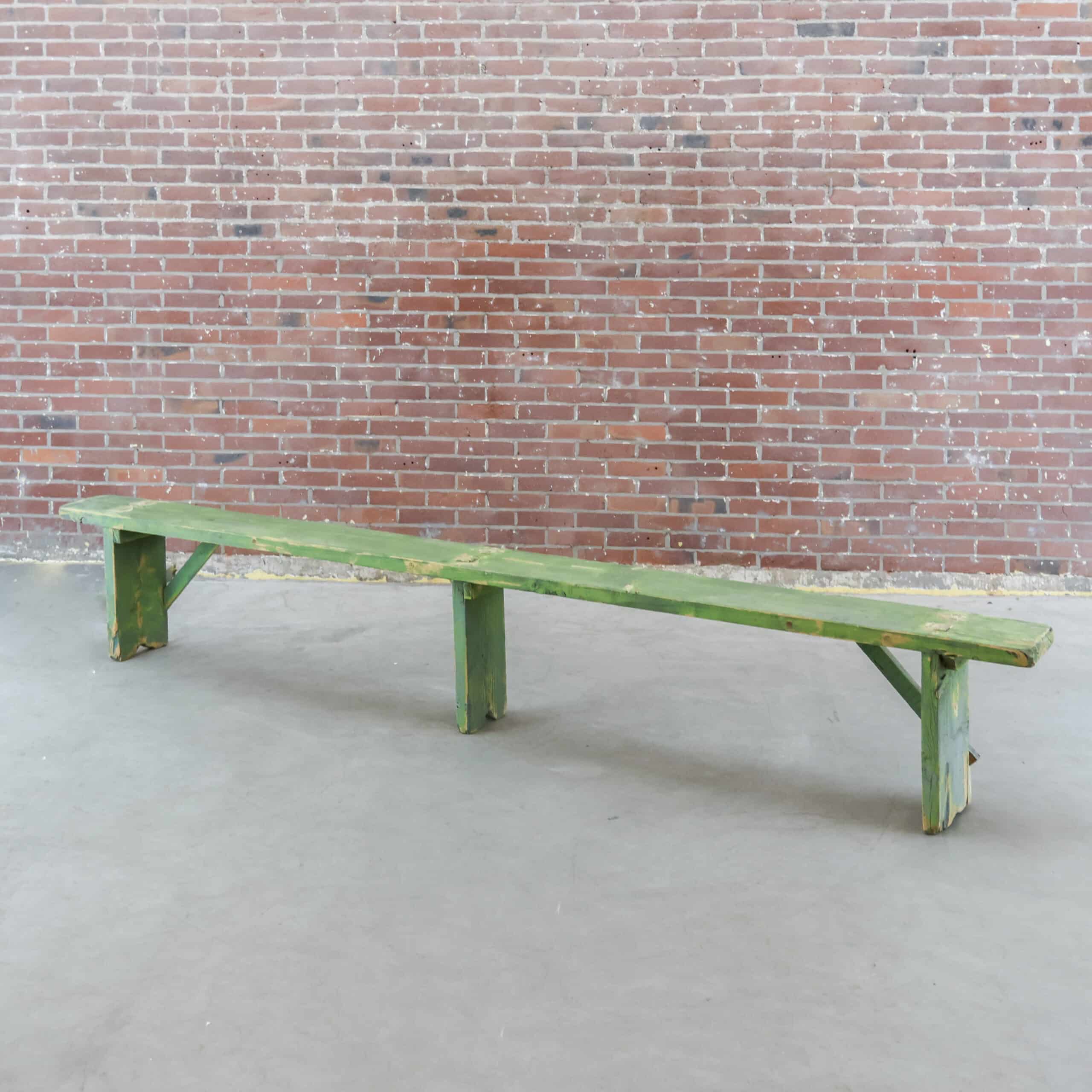 Lange brocante bank
