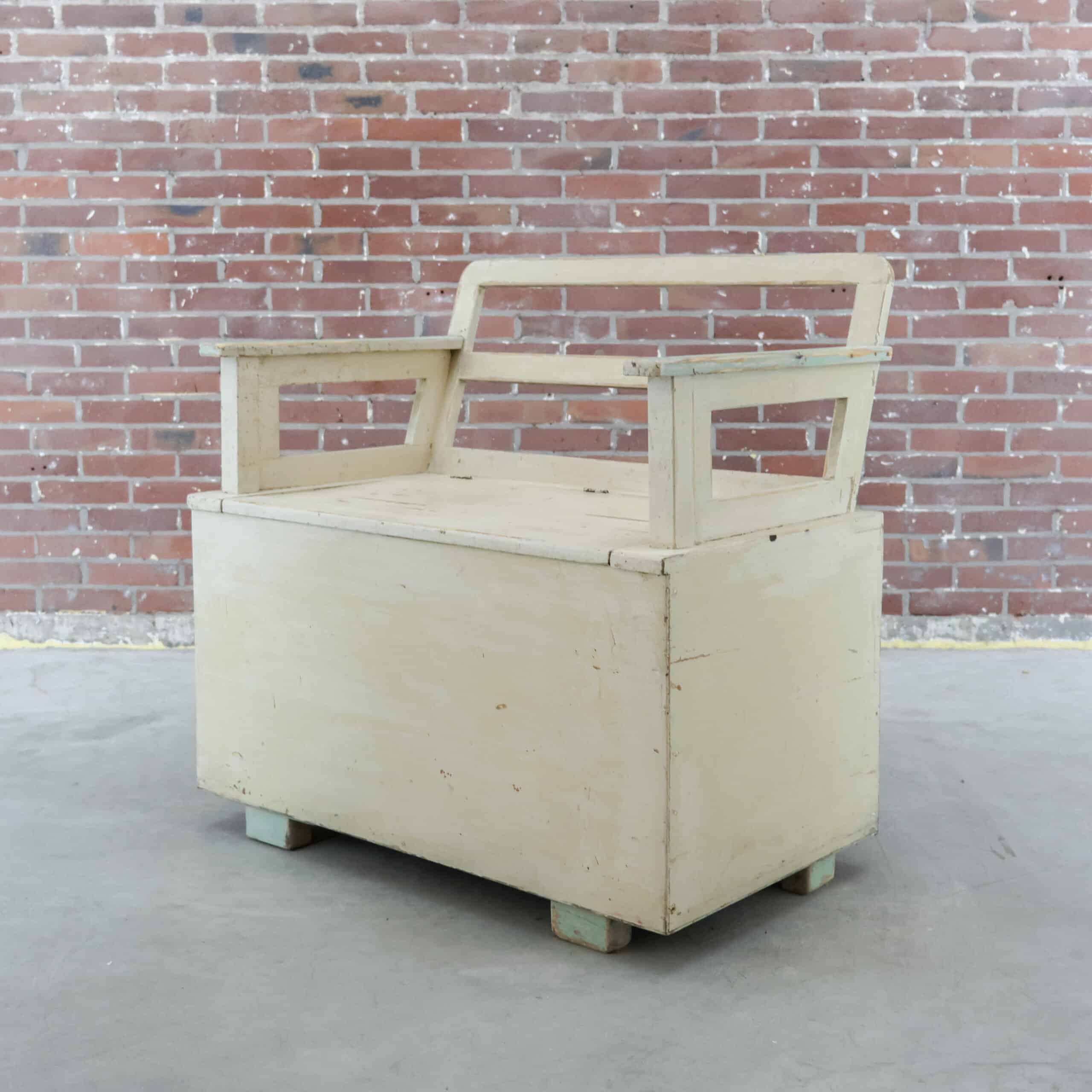 Brocante kinderbankje - Afbeelding 8
