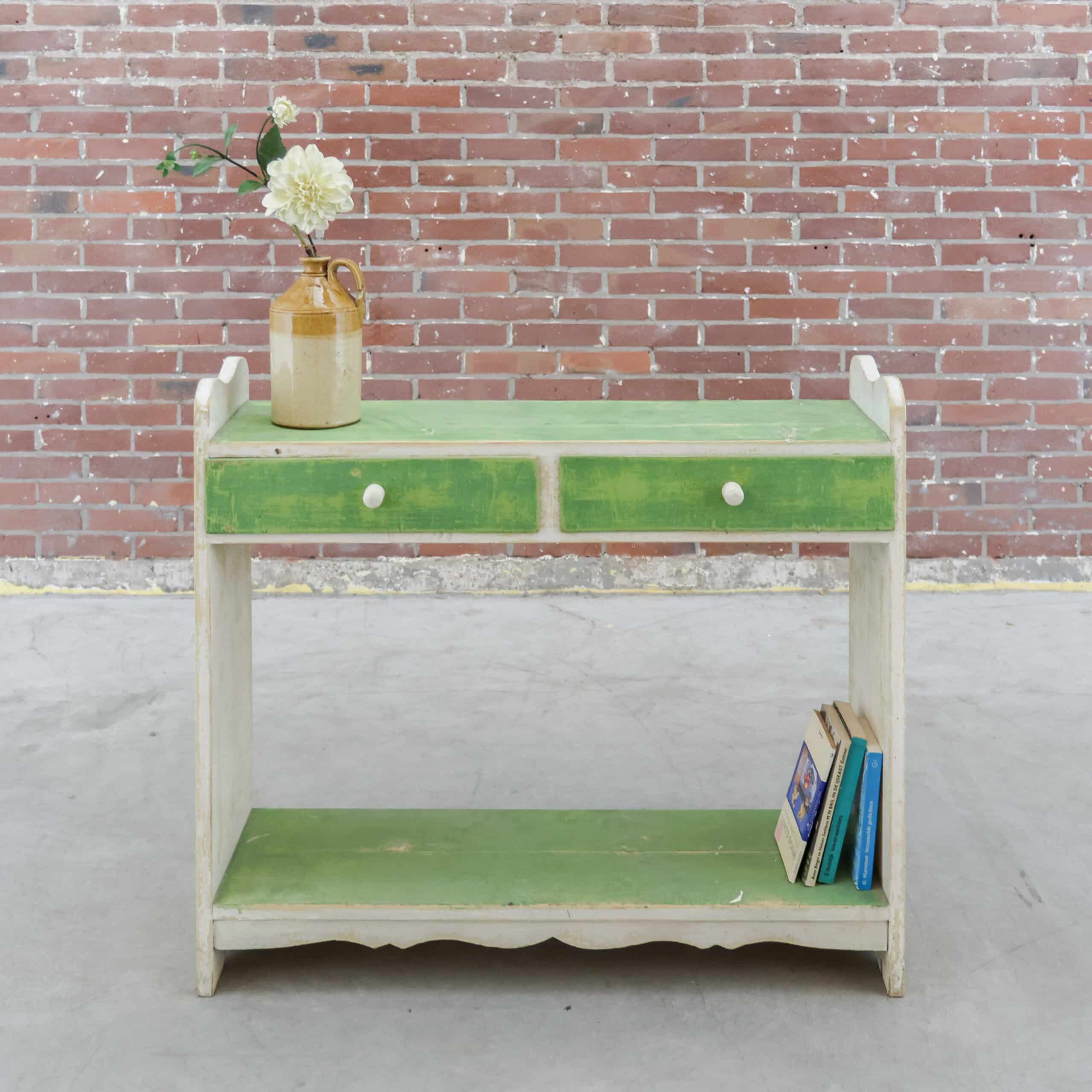 Brocante rek met lades