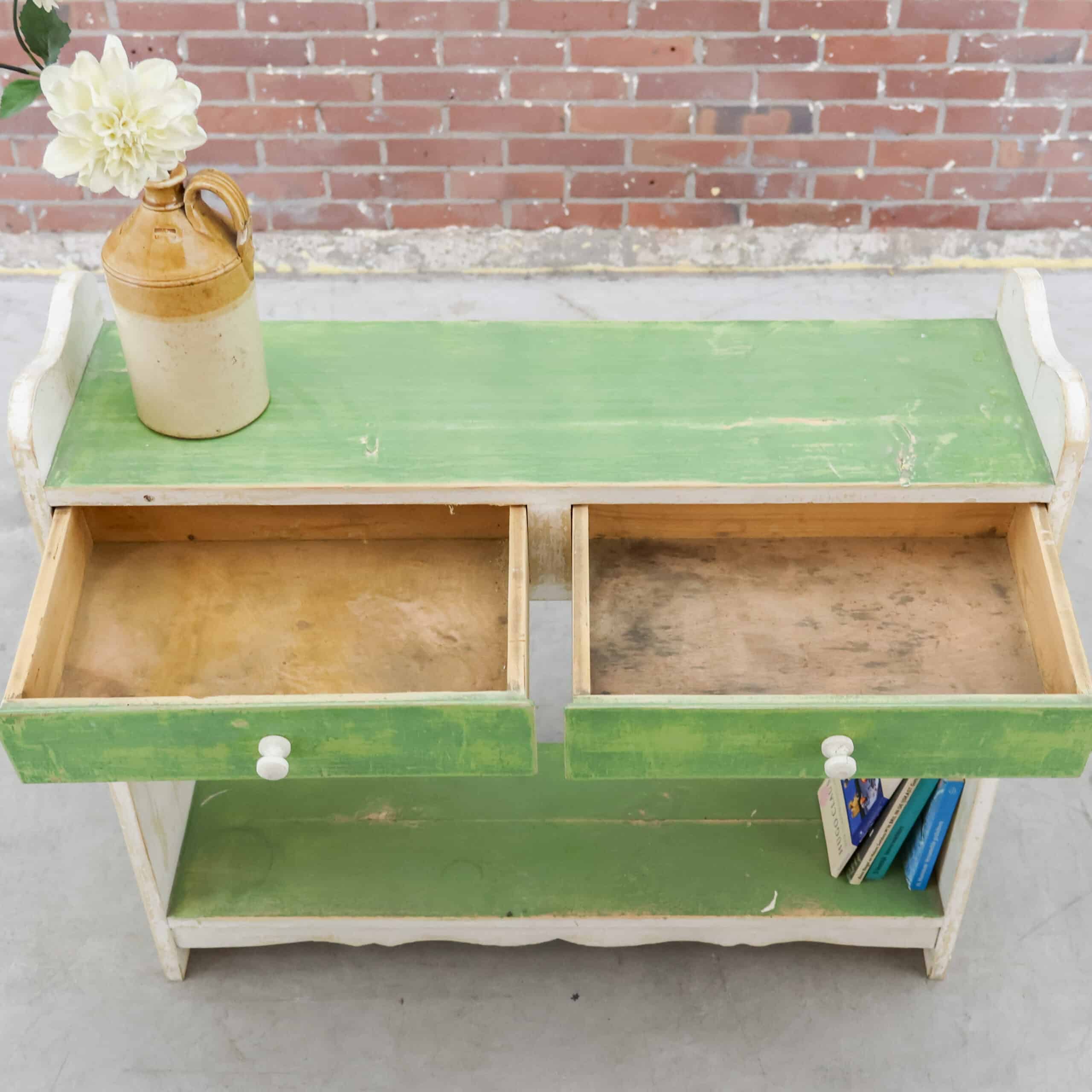 Brocante rek met lades - Afbeelding 3