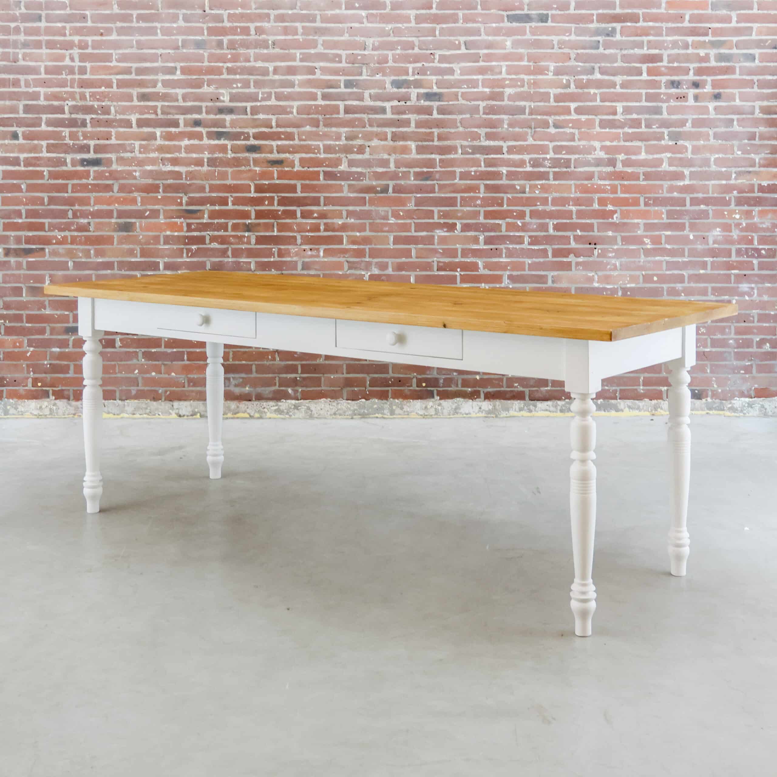 Landelijke eettafel