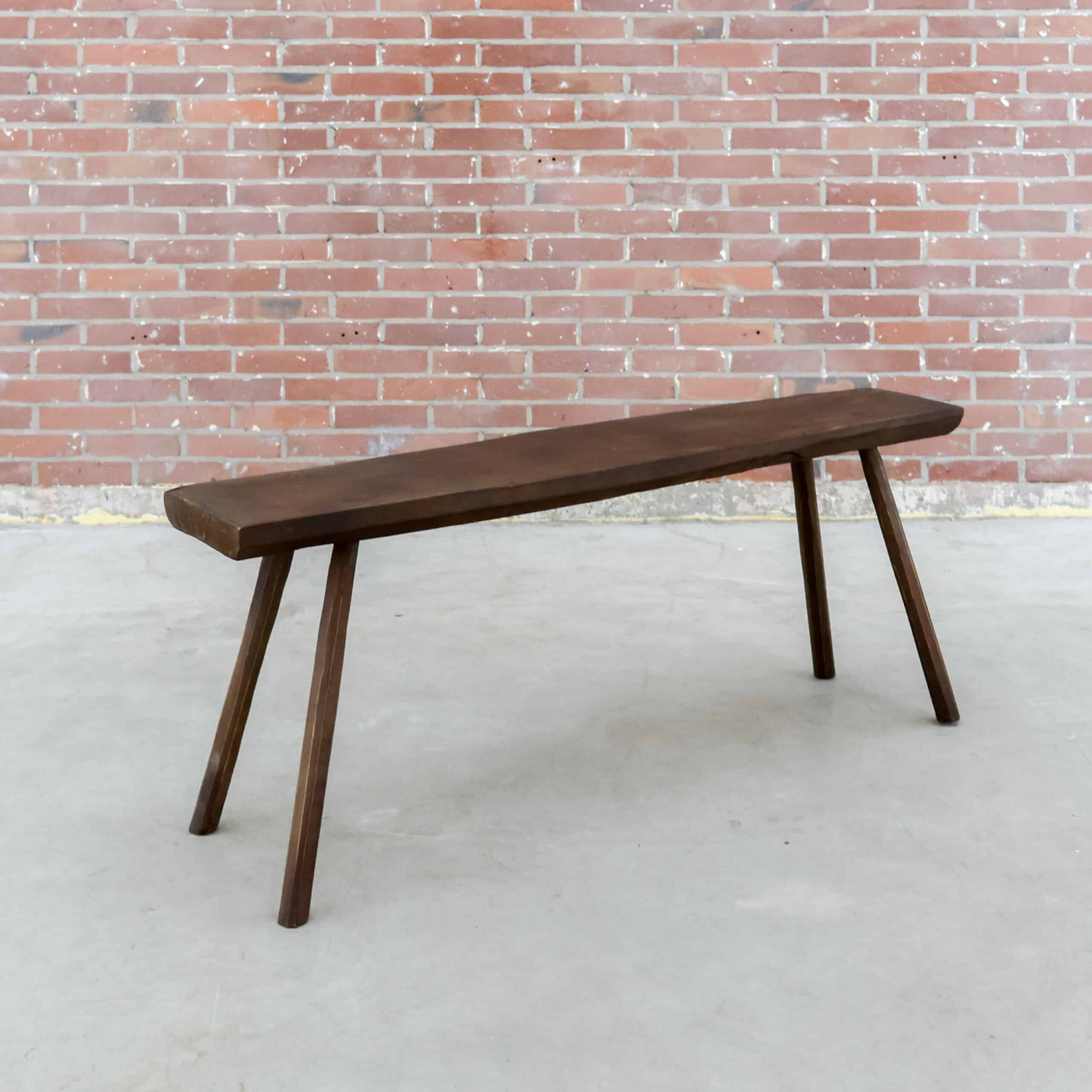 Brocante houten bankje