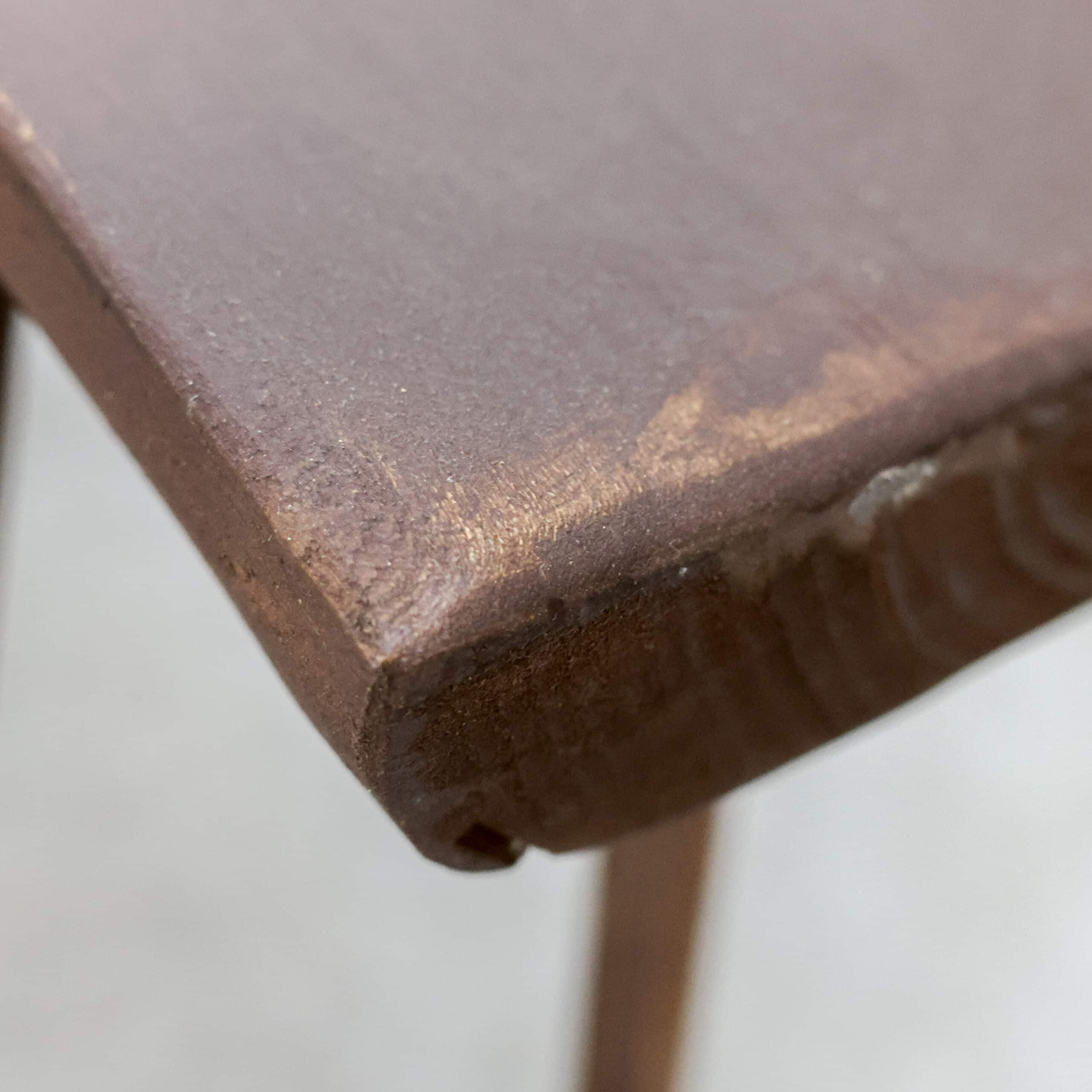 Brocante houten bankje - Afbeelding 5