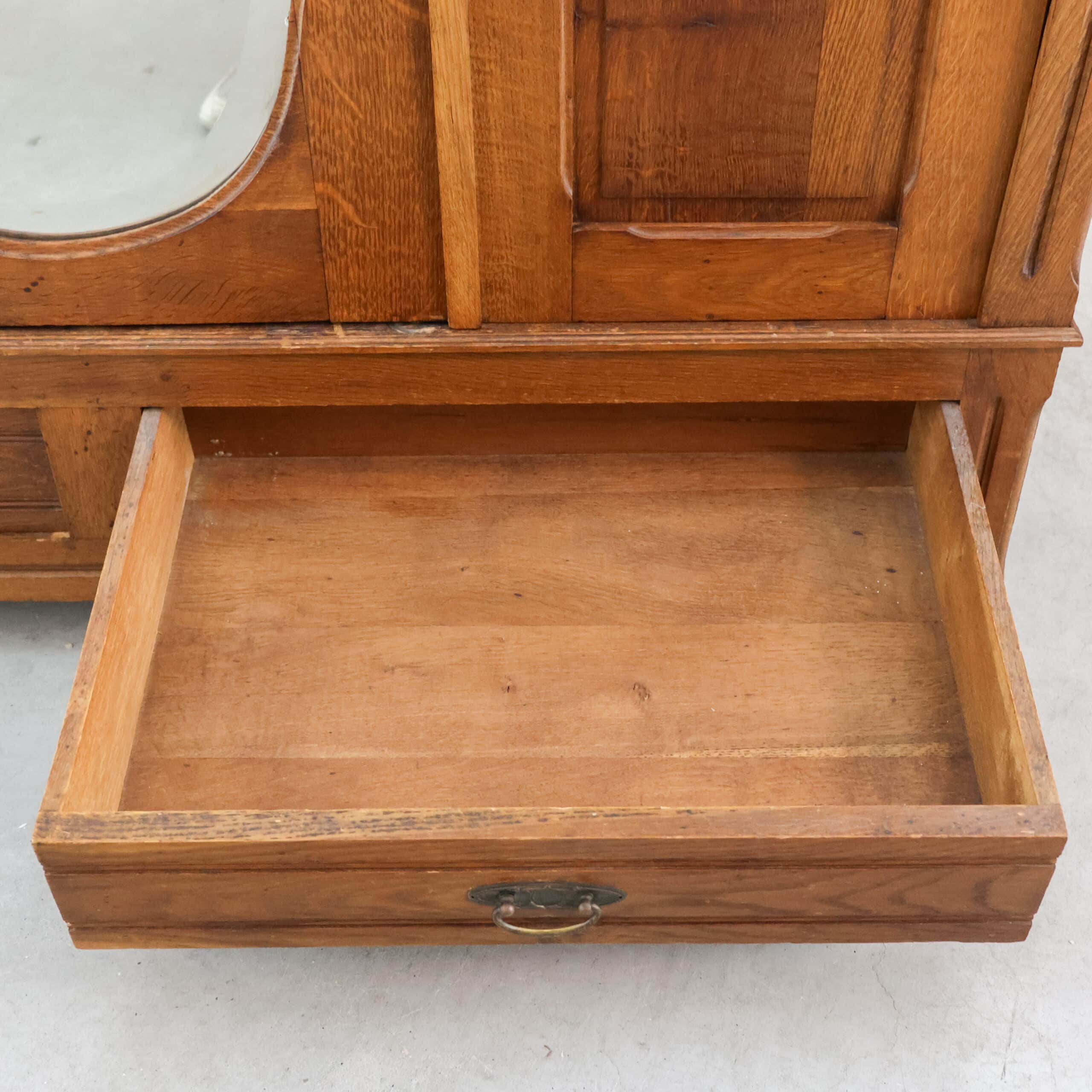 Brocante kledingkast - demontabel - Afbeelding 4