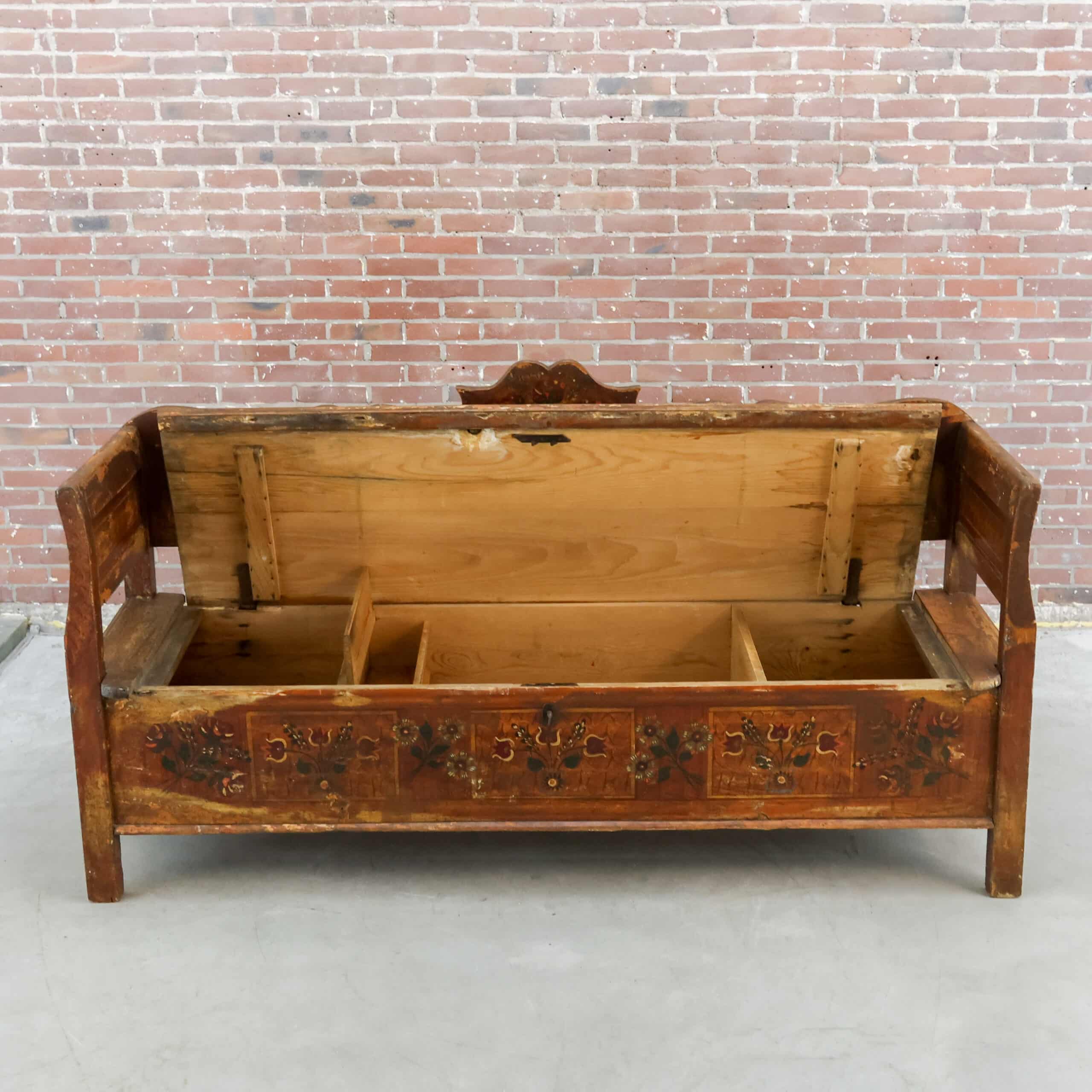 Brocante klepbank - Afbeelding 2