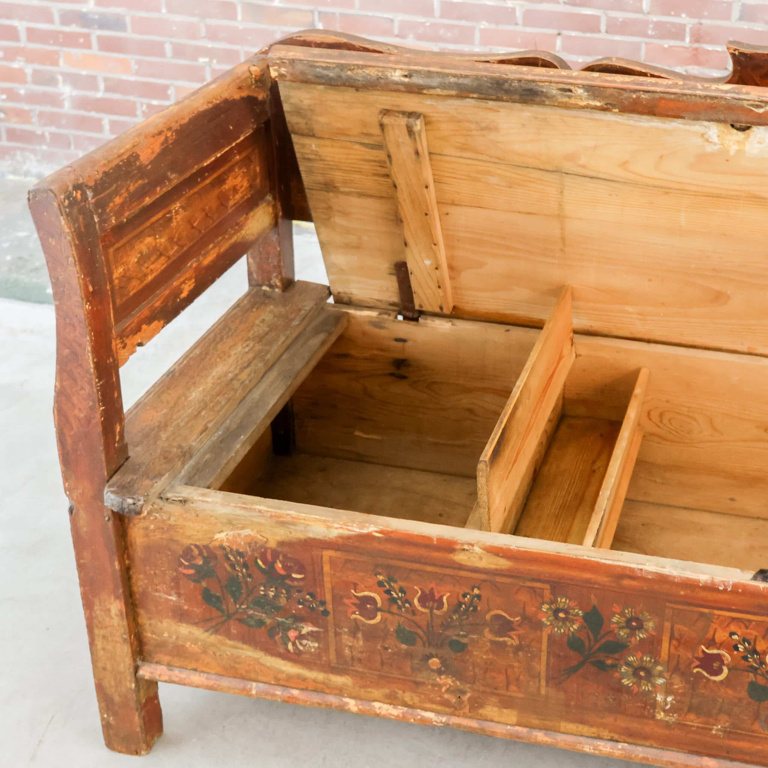 Brocante klepbank - Afbeelding 3