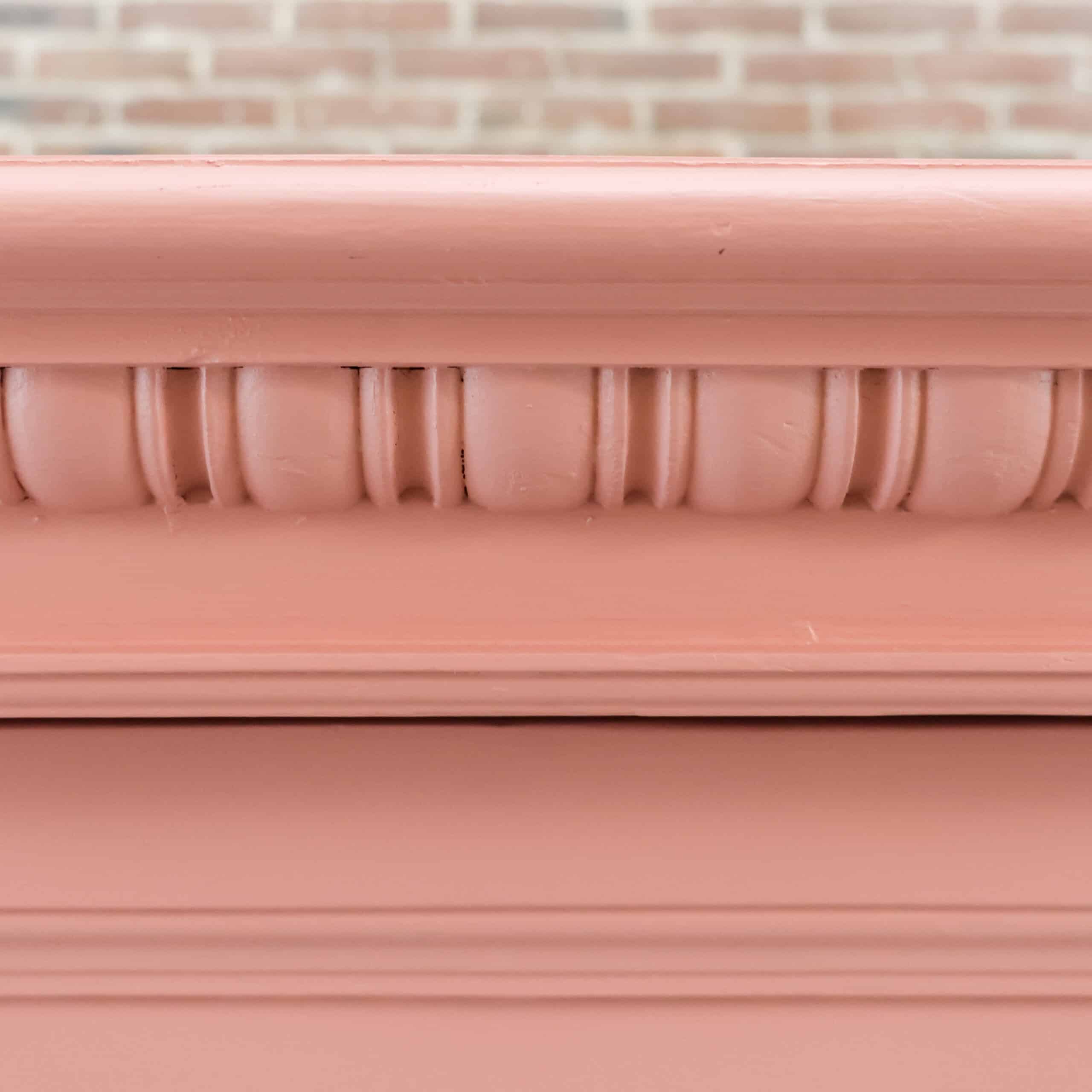 Brocante roze dressoir - Afbeelding 5