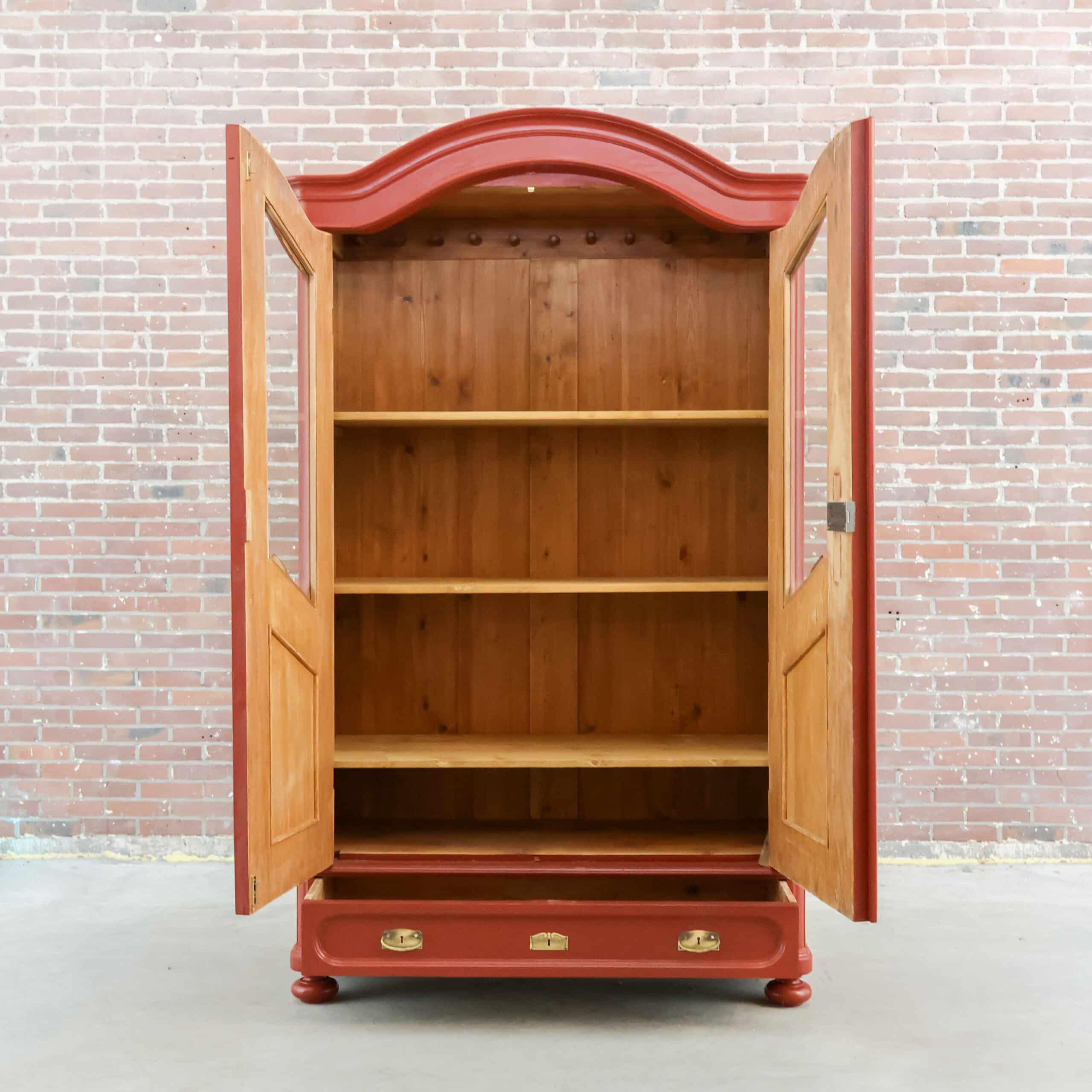 Brocante vitrinekast - Afbeelding 2